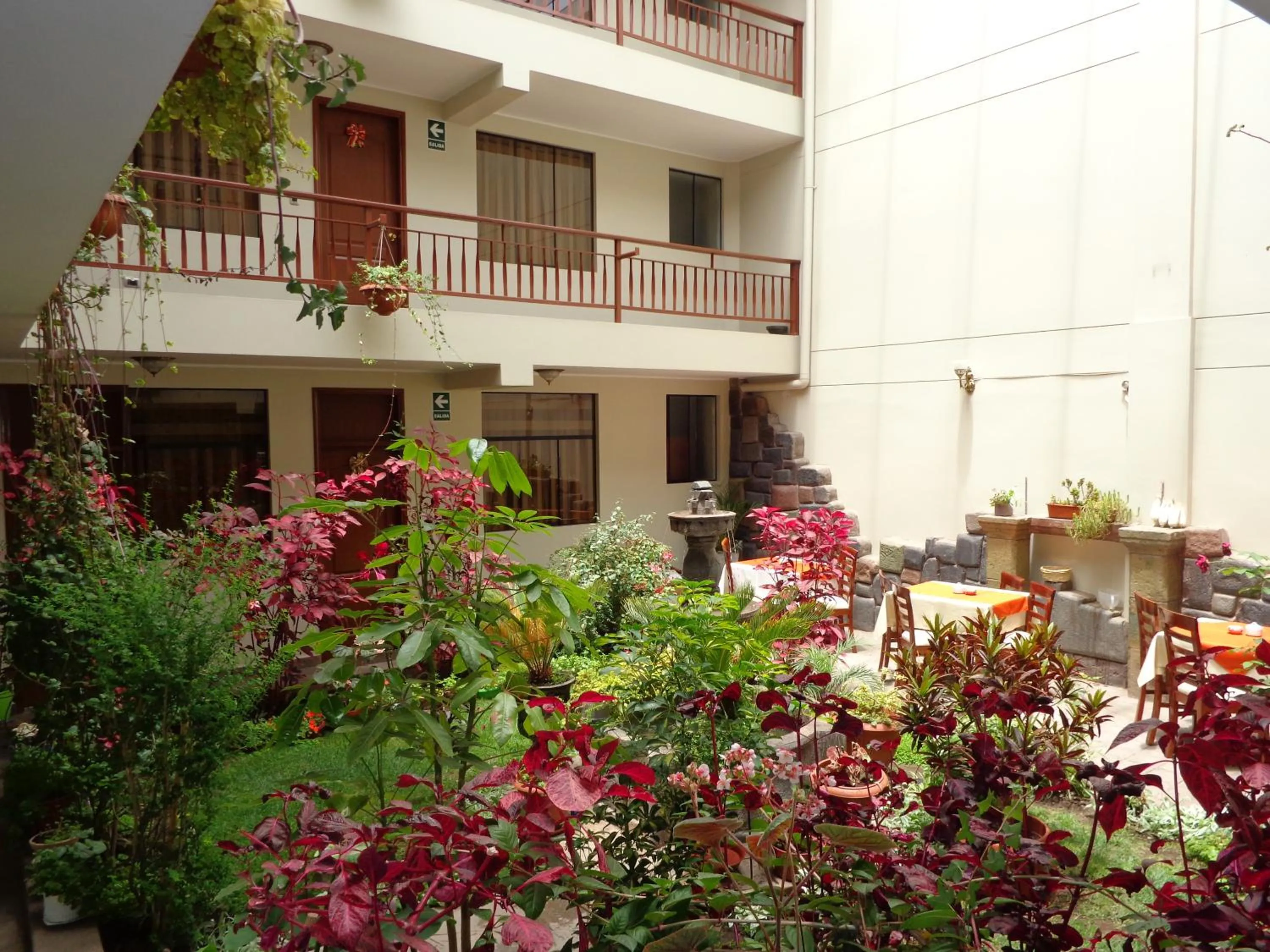 Decorative detail in Antawasi Hotel