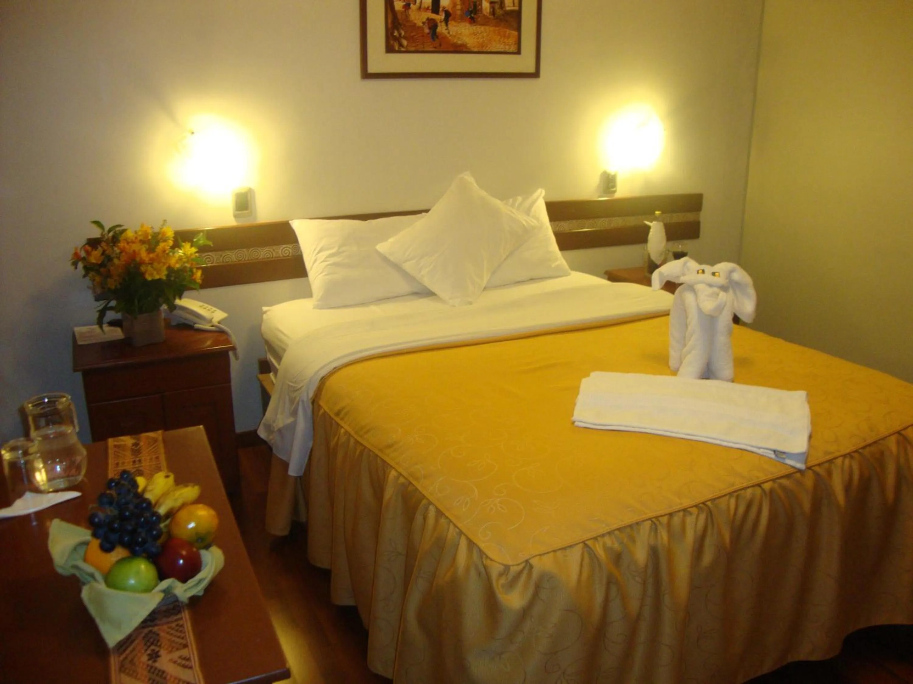 Bed in Antawasi Hotel