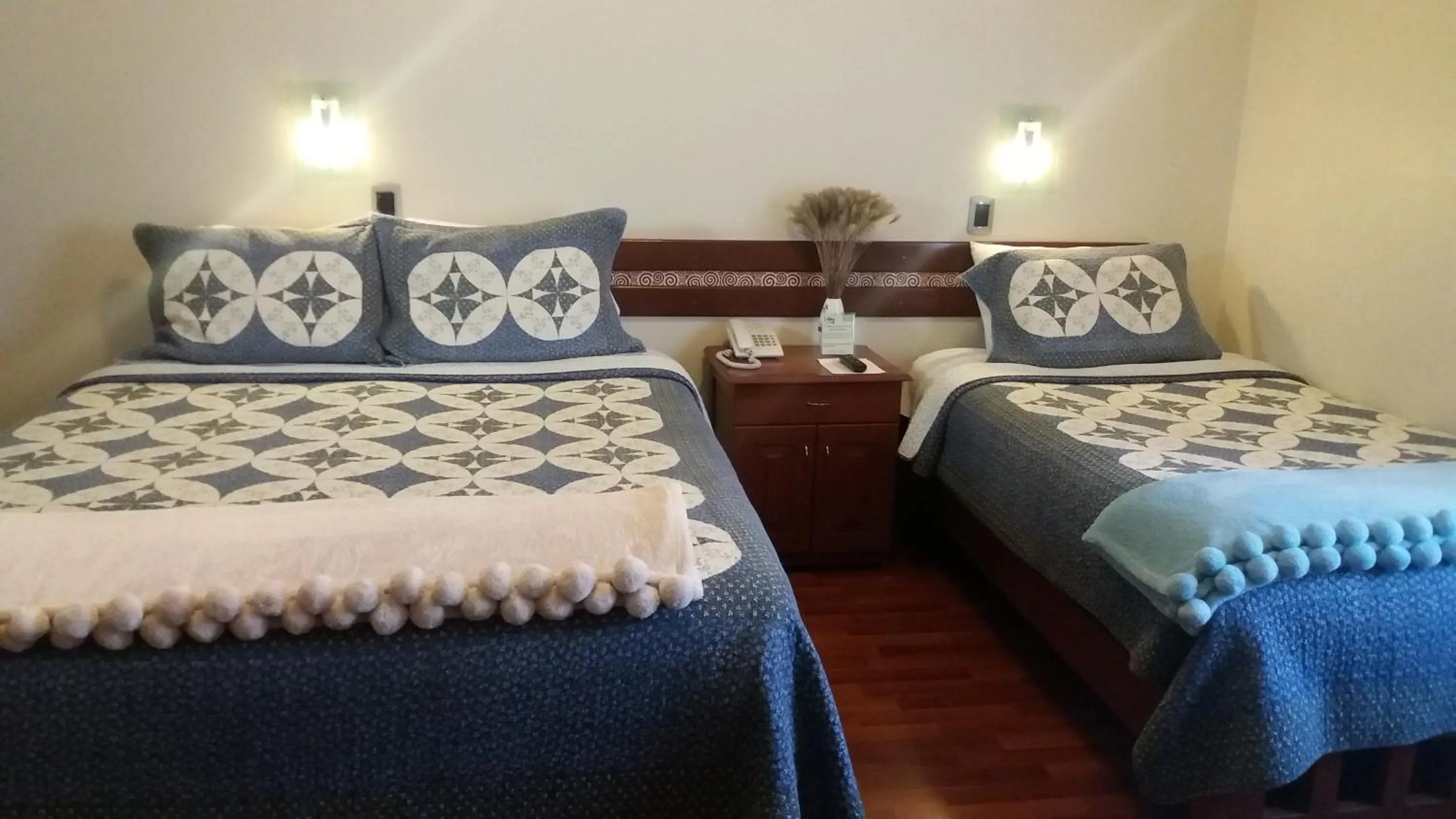 Bed in Antawasi Hotel