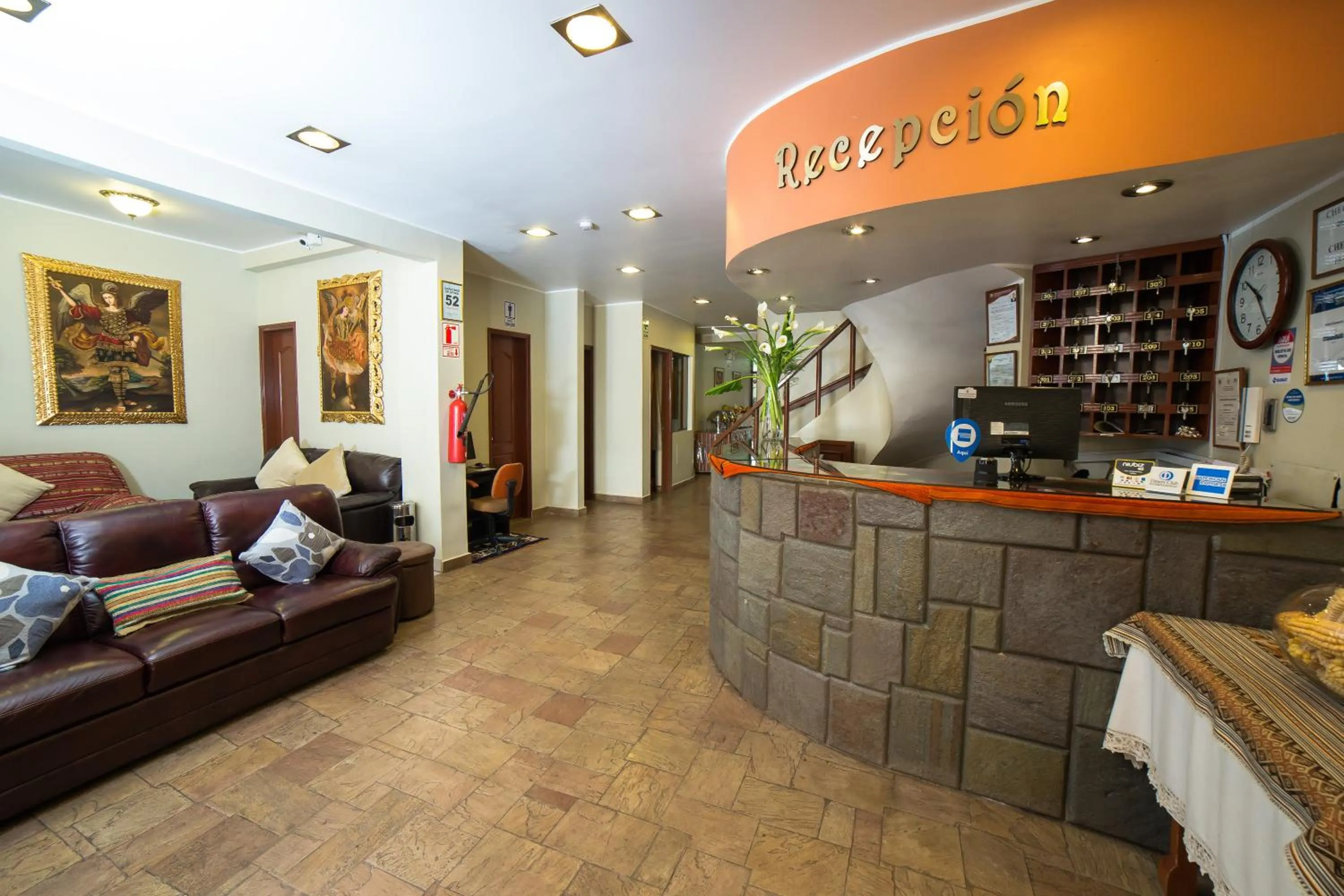Lobby or reception in Antawasi Hotel