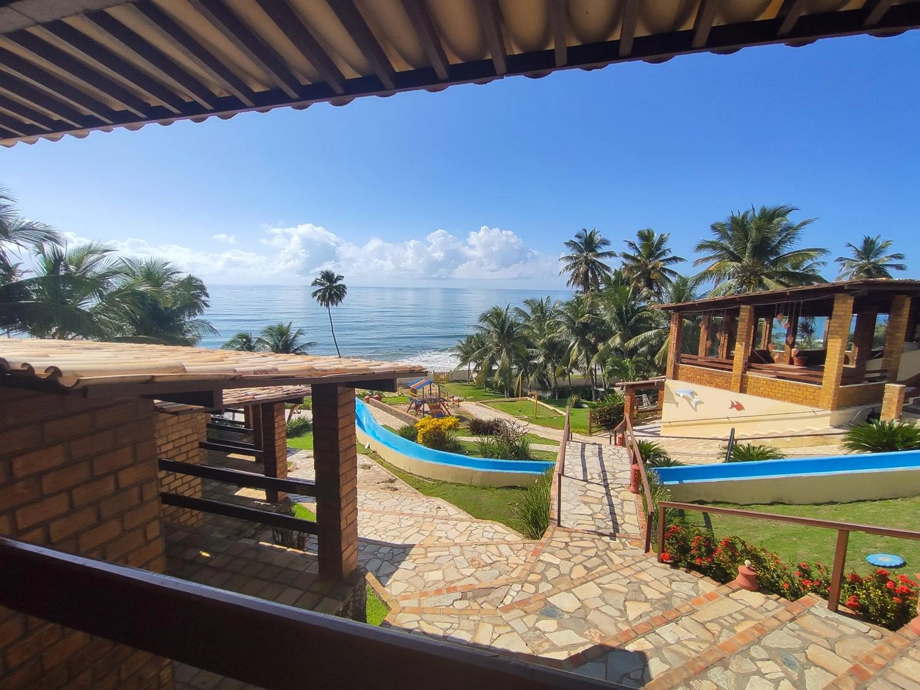 Balcony/Terrace in Pousada Enseada do Sol