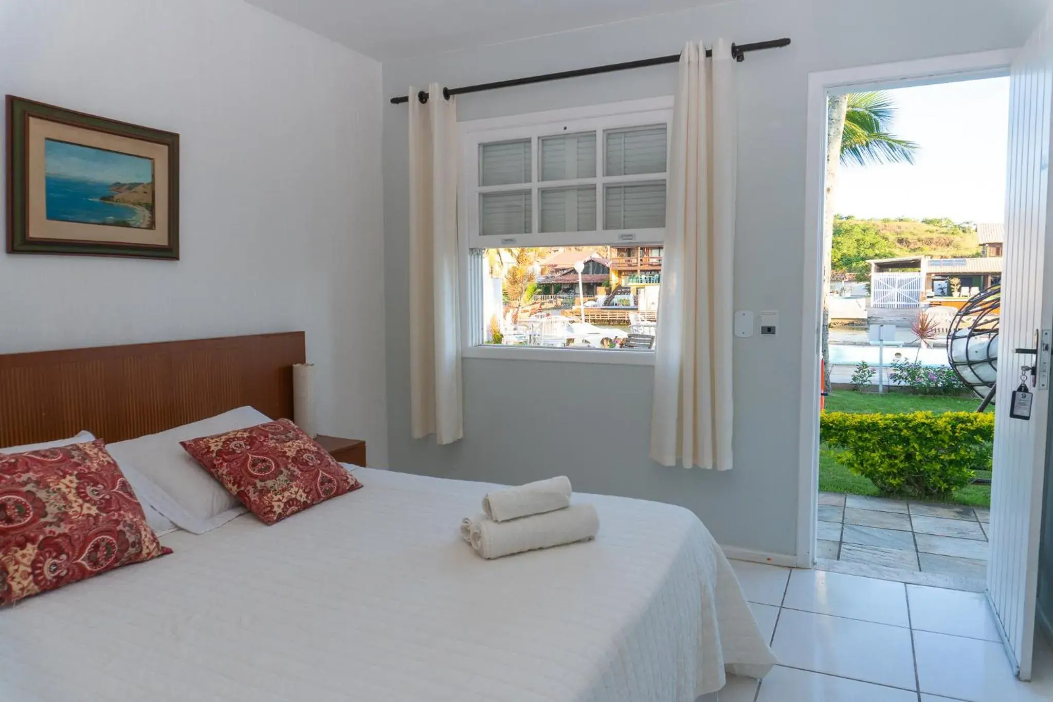 Double Room with Pool View in Pousada Marilia Double Room with Pool View in Pousada Marilia