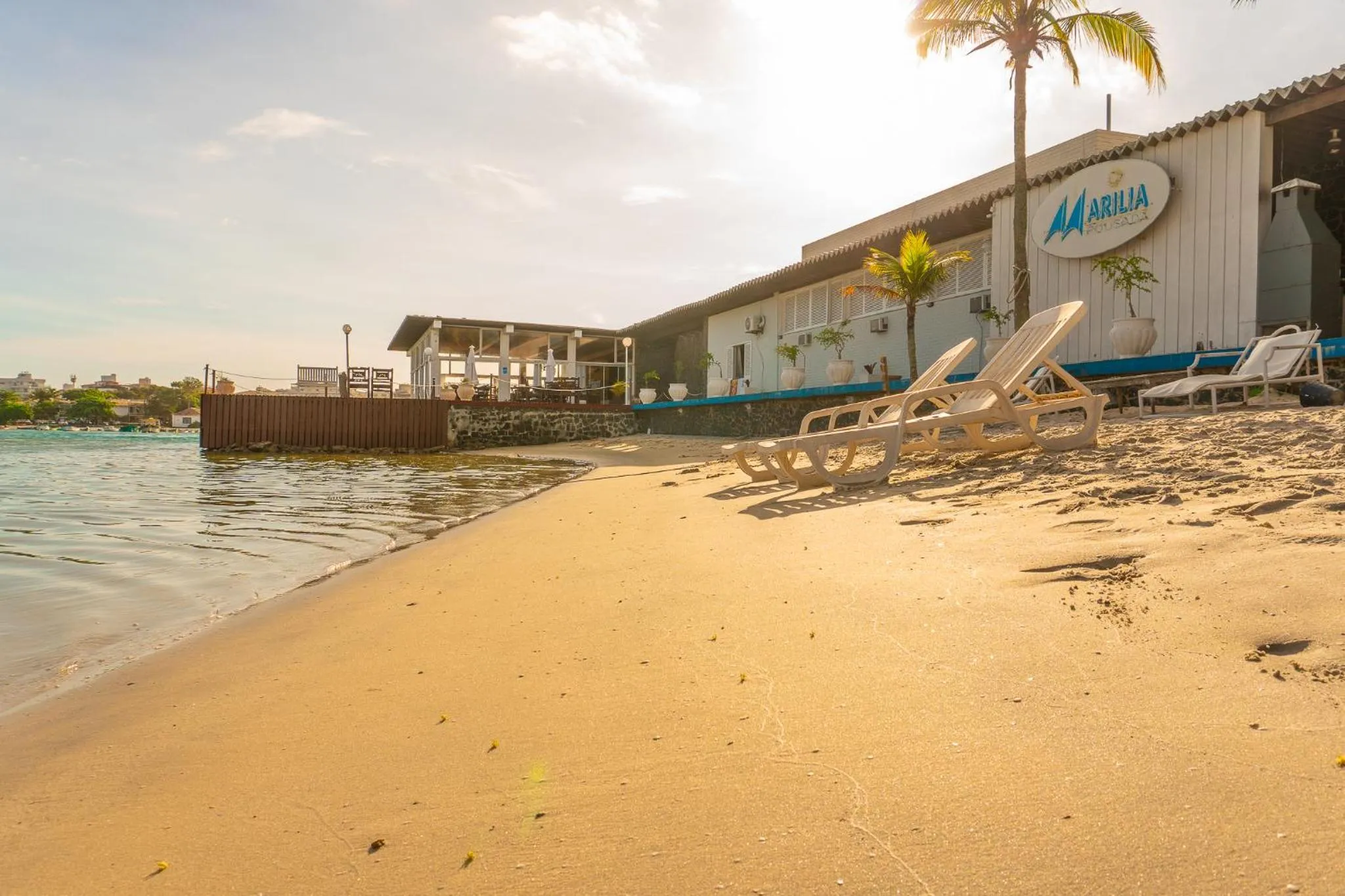 Beach in Pousada Marilia