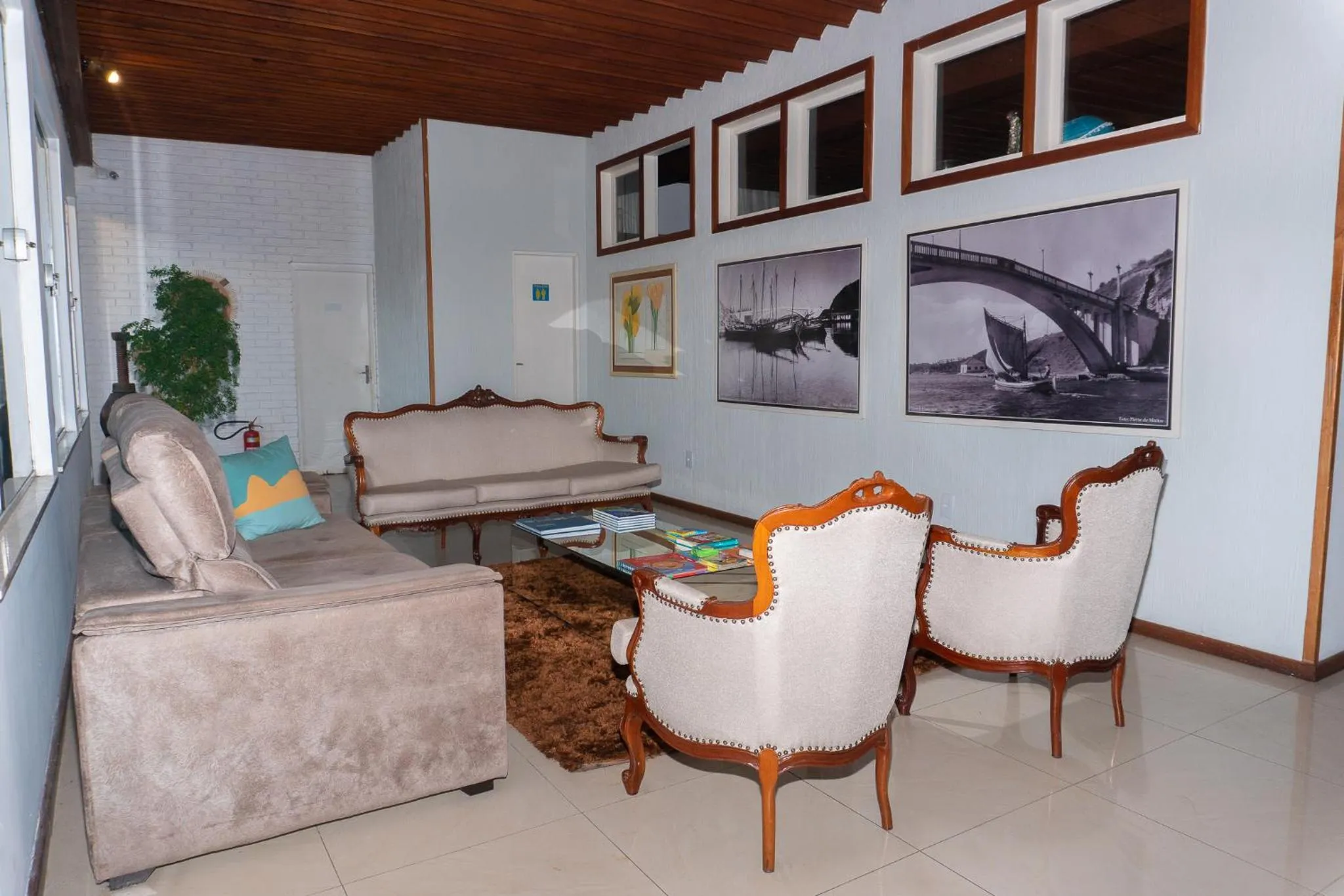 Lobby or reception in Pousada Marilia