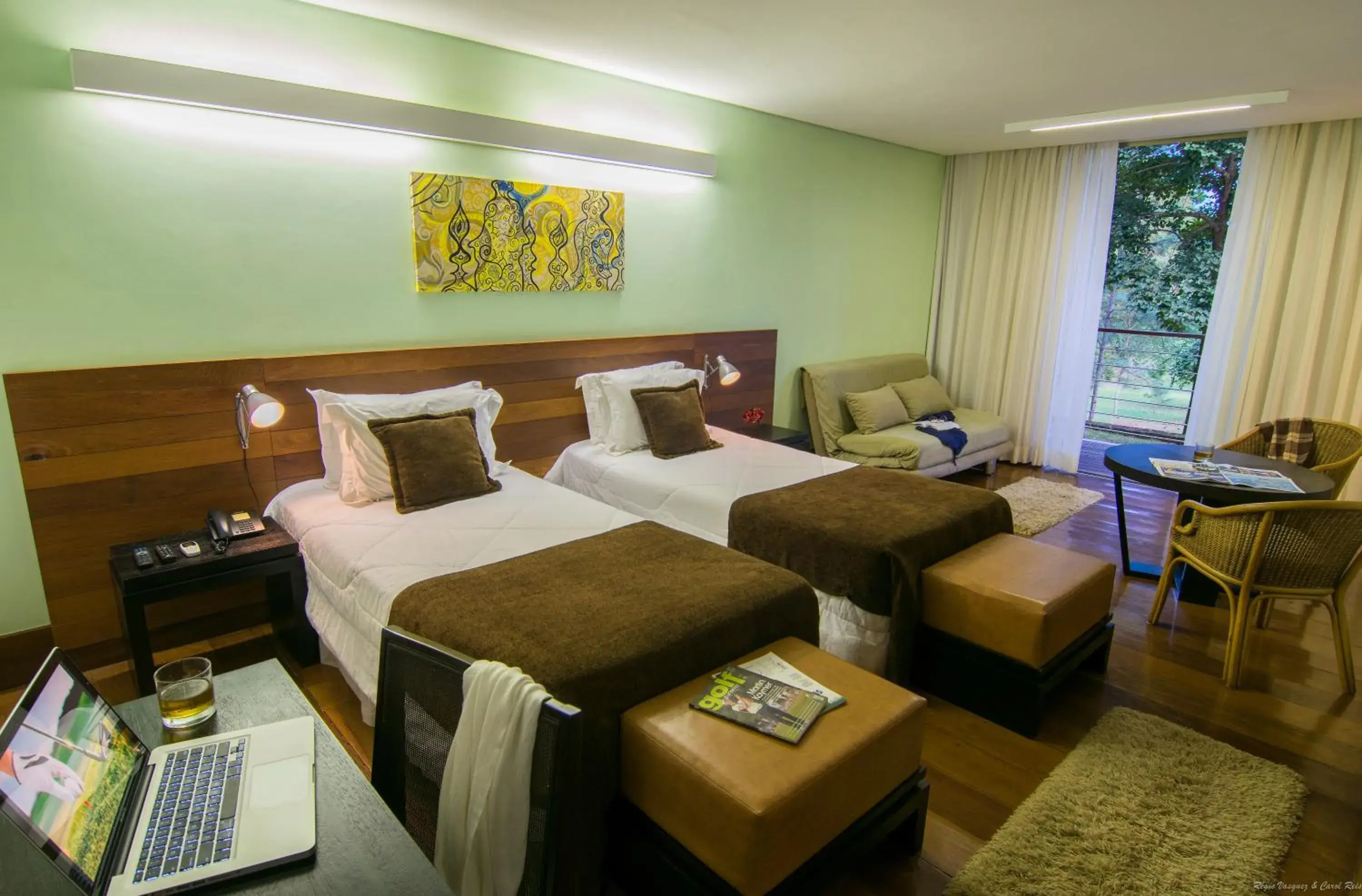 Double or Twin Room - single occupancy - Disability Access in Garden Hill Hotel e Golfe Double or Twin Room - single occupancy - Disability Access in Garden Hill Hotel e Golfe