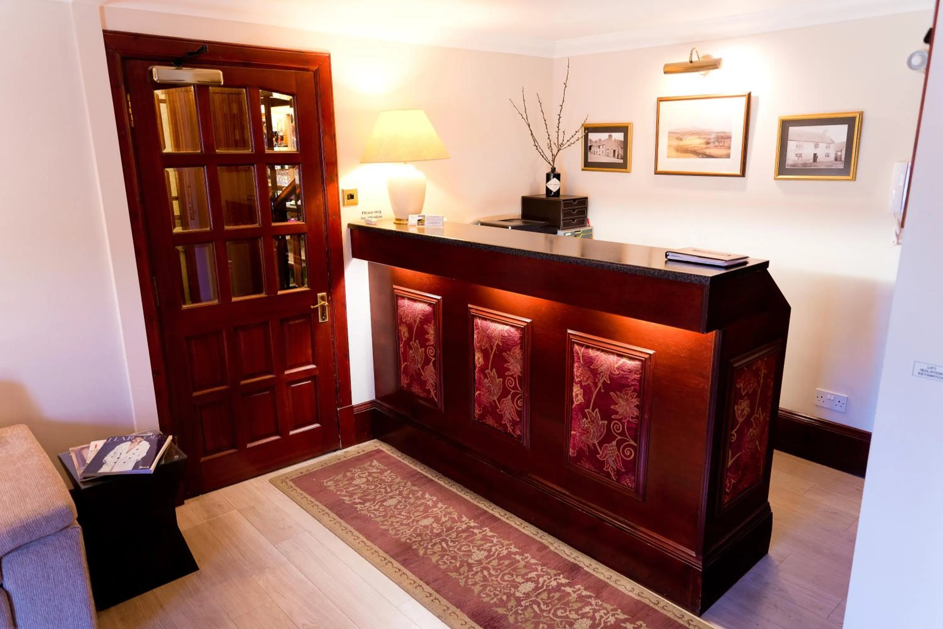 Area and facilities in Leys Hotel