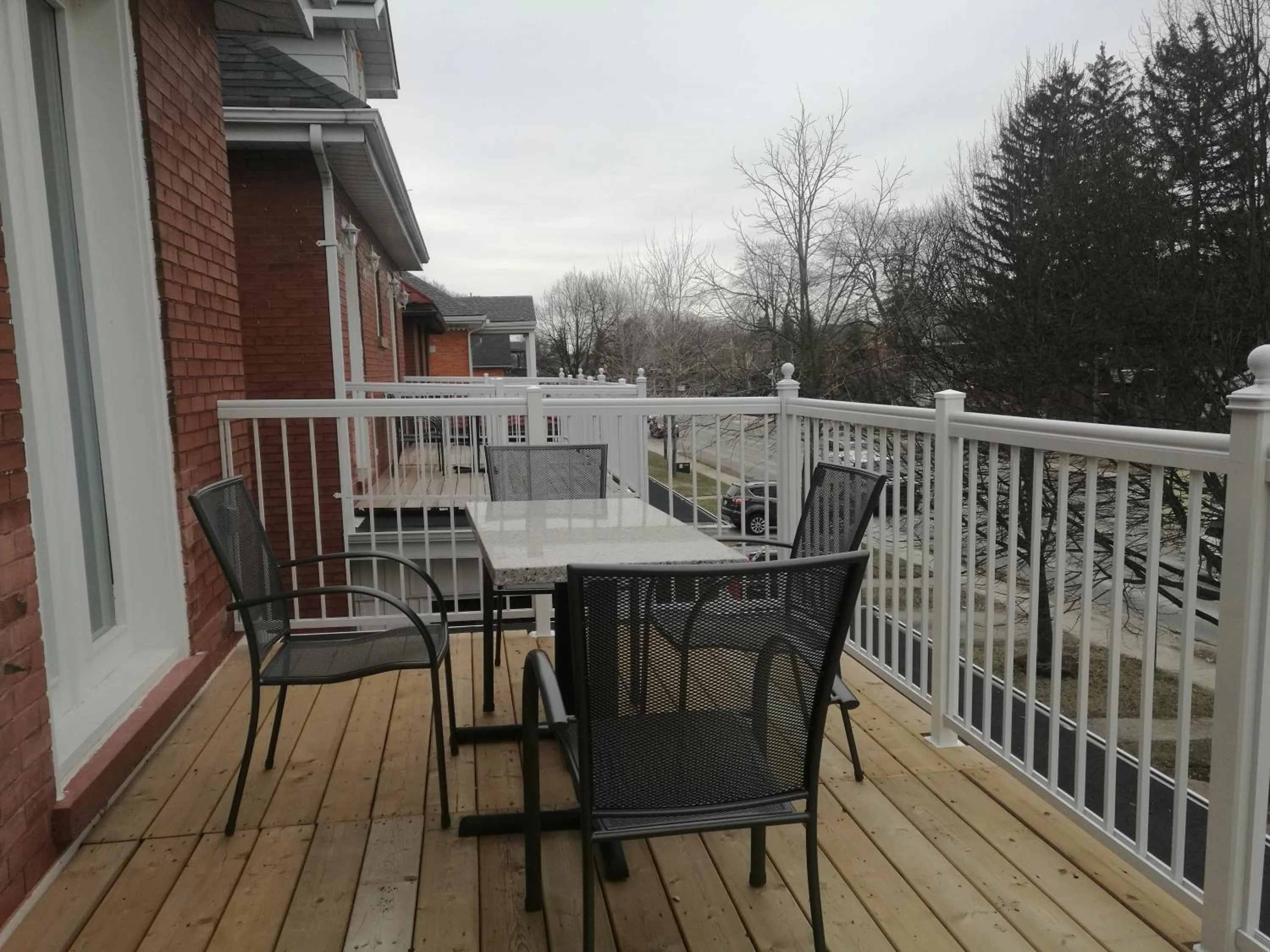 Patio in Ambassador's Inn Next Door