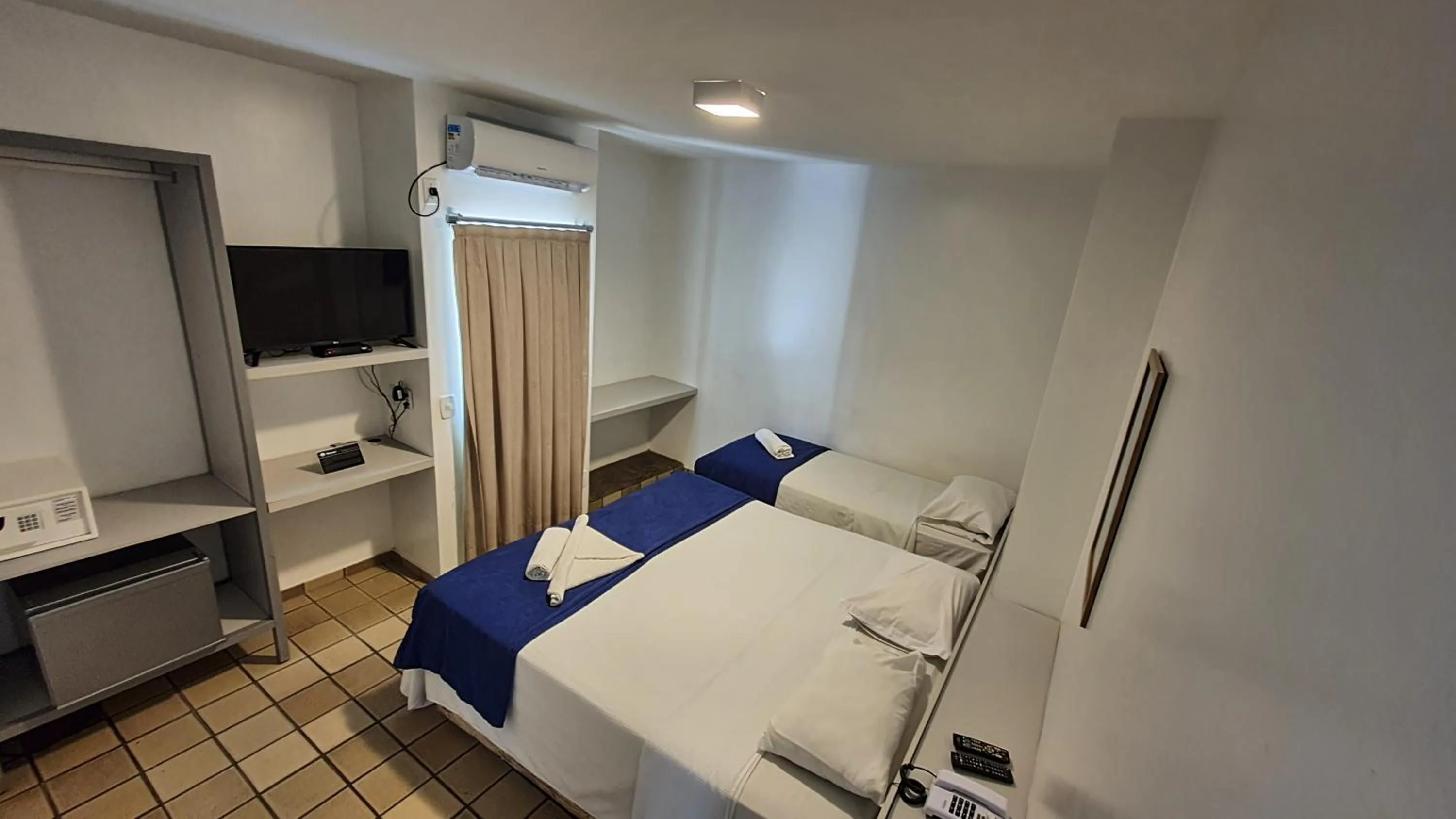 Bed in Bluemar Hotel