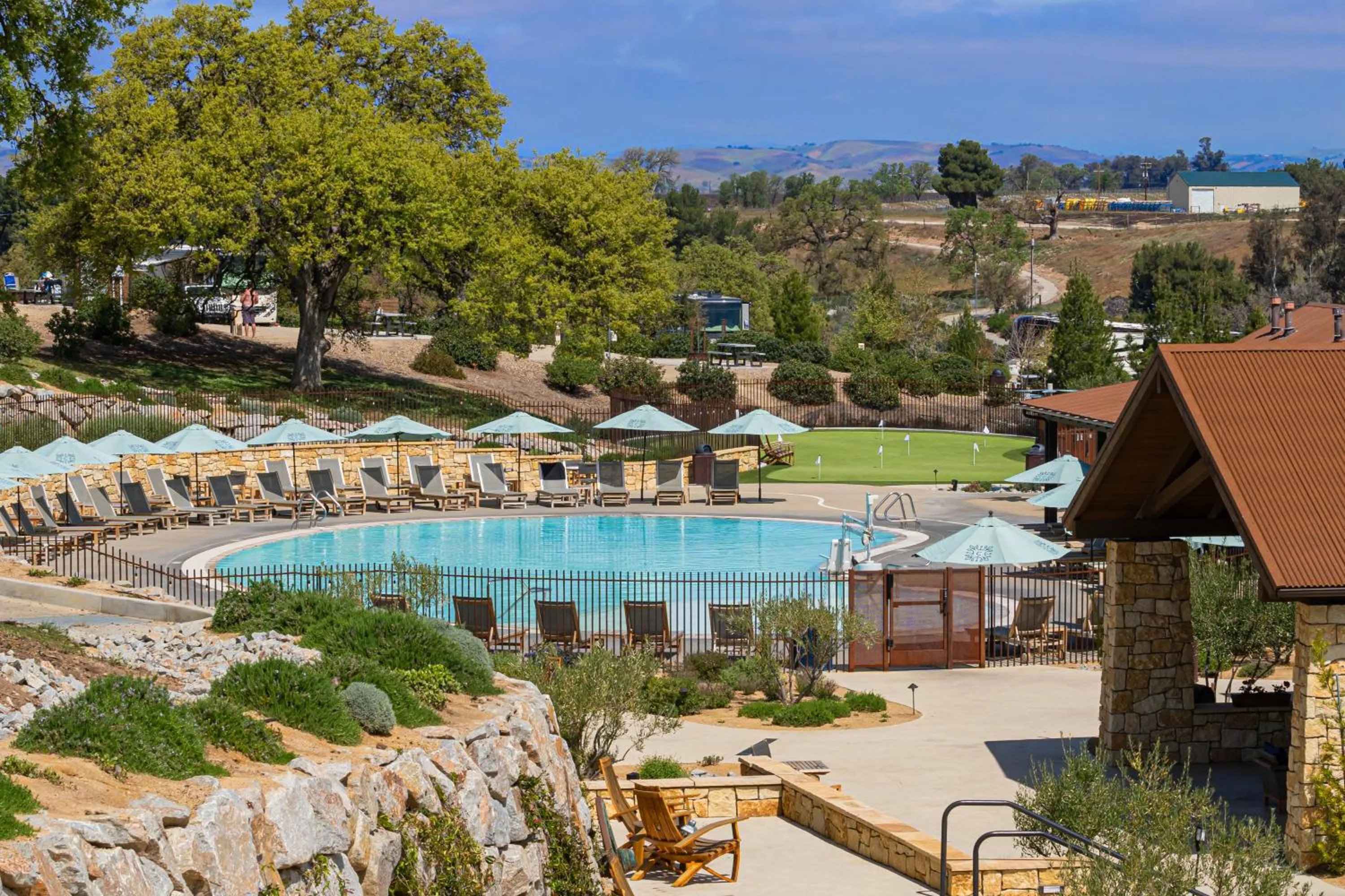 Pool view in Sun Outdoors Paso Robles