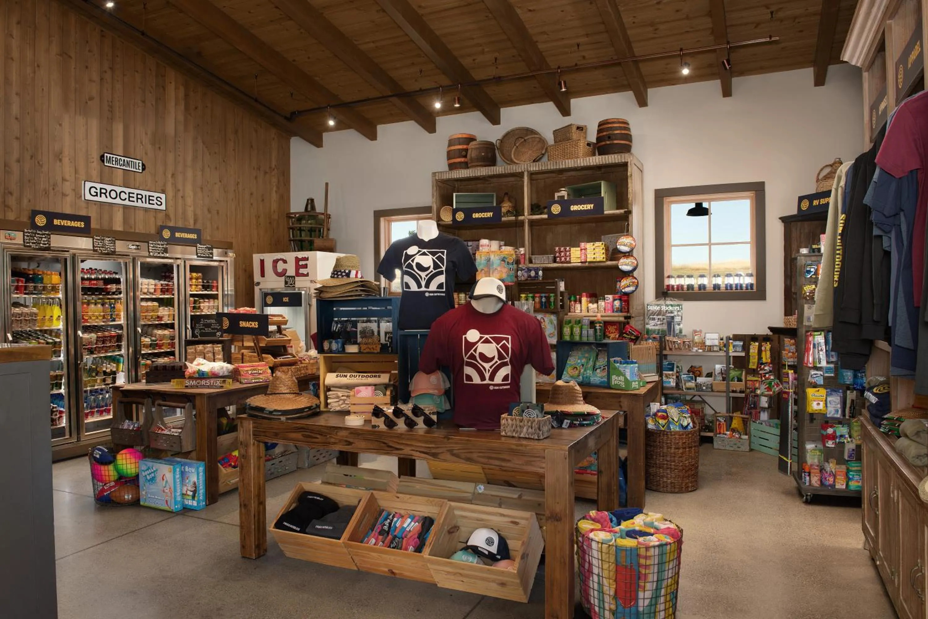 On-site shops in Sun Outdoors Paso Robles