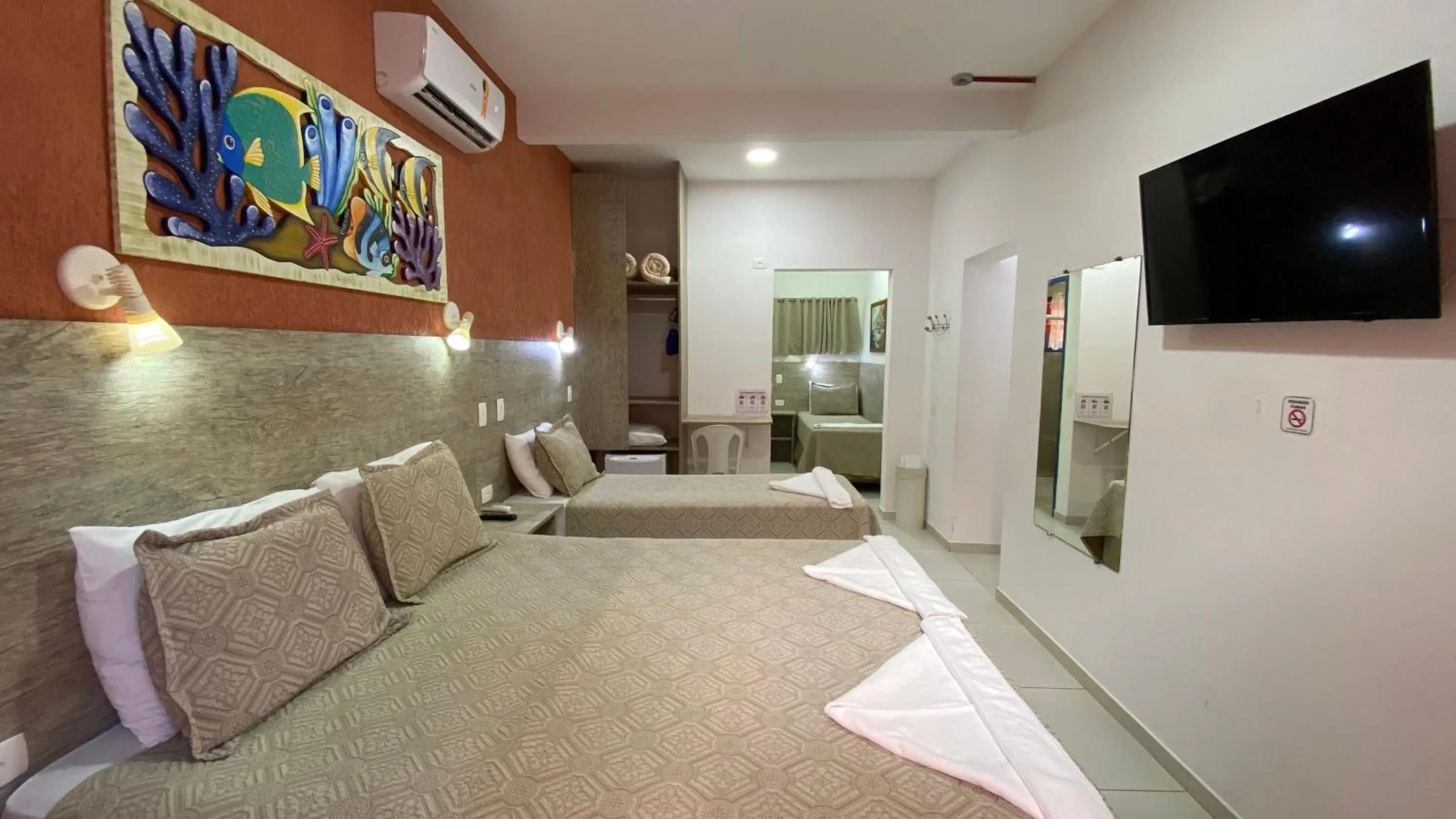 Bed in Kaliman Pousada