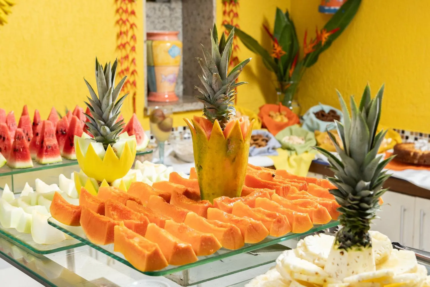 Food and drinks in Kaliman Pousada