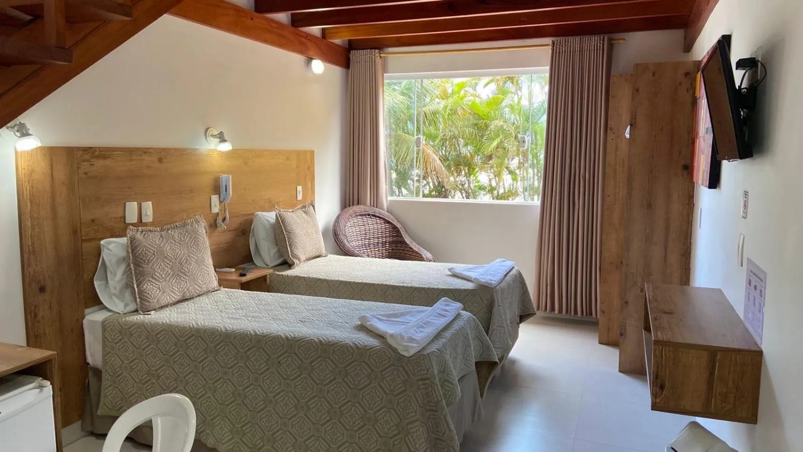 Bed in Kaliman Pousada