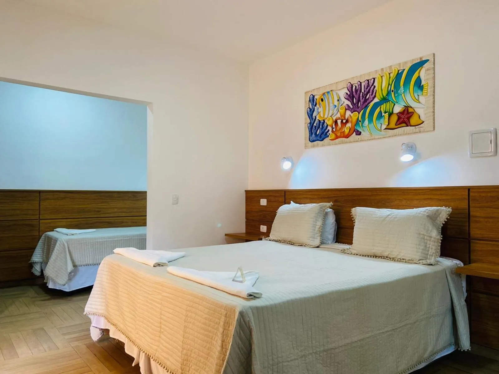 Bed in Kaliman Pousada