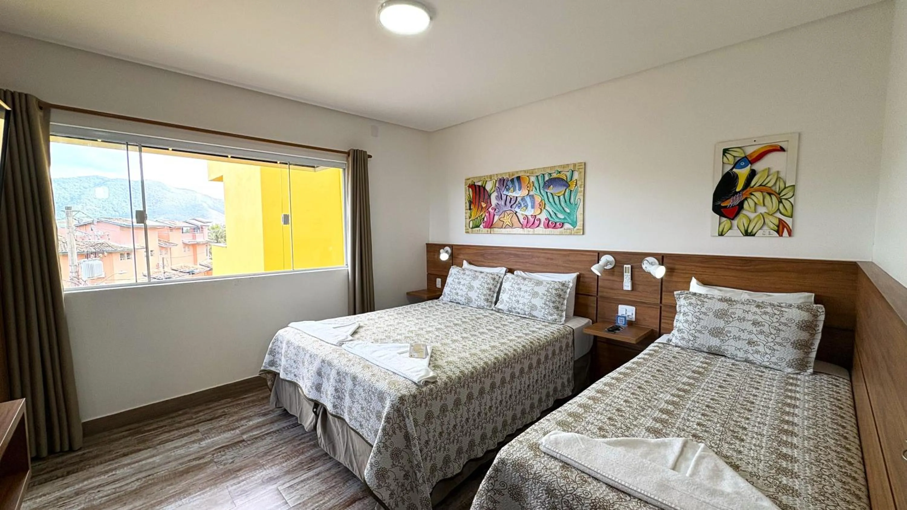 Bed in Kaliman Pousada