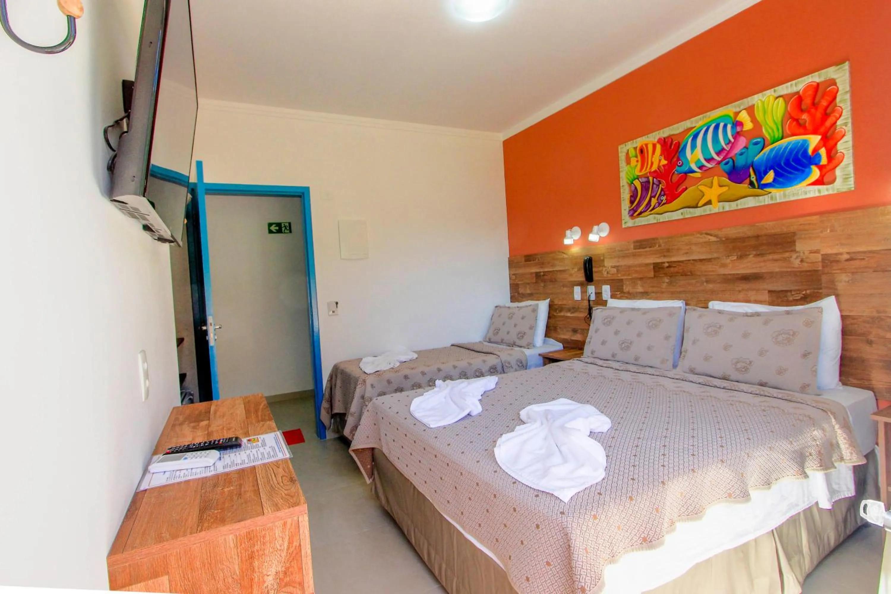 Bed in Kaliman Pousada