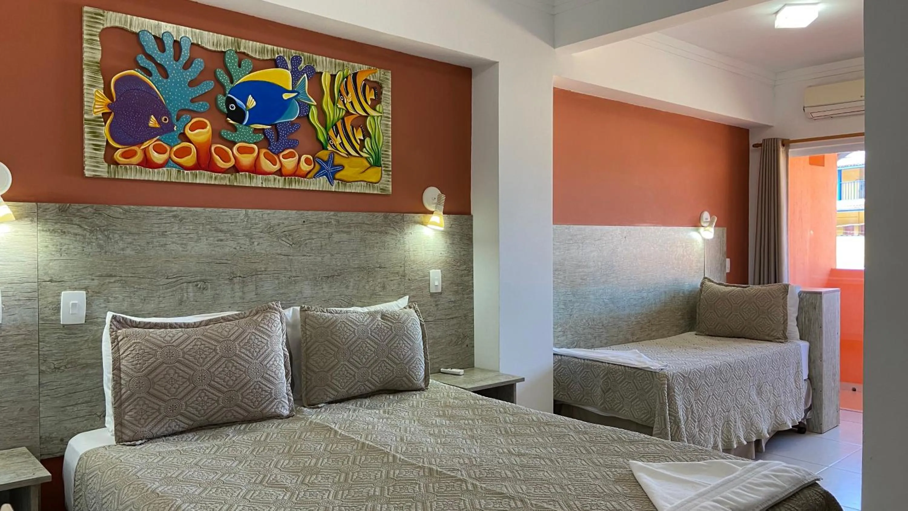 Bed in Kaliman Pousada