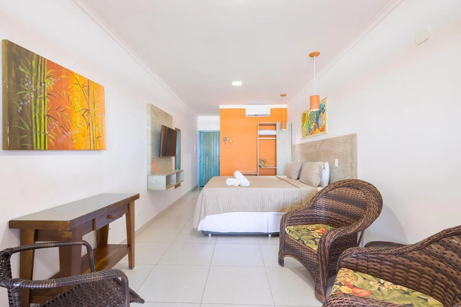 Bed in Kaliman Pousada