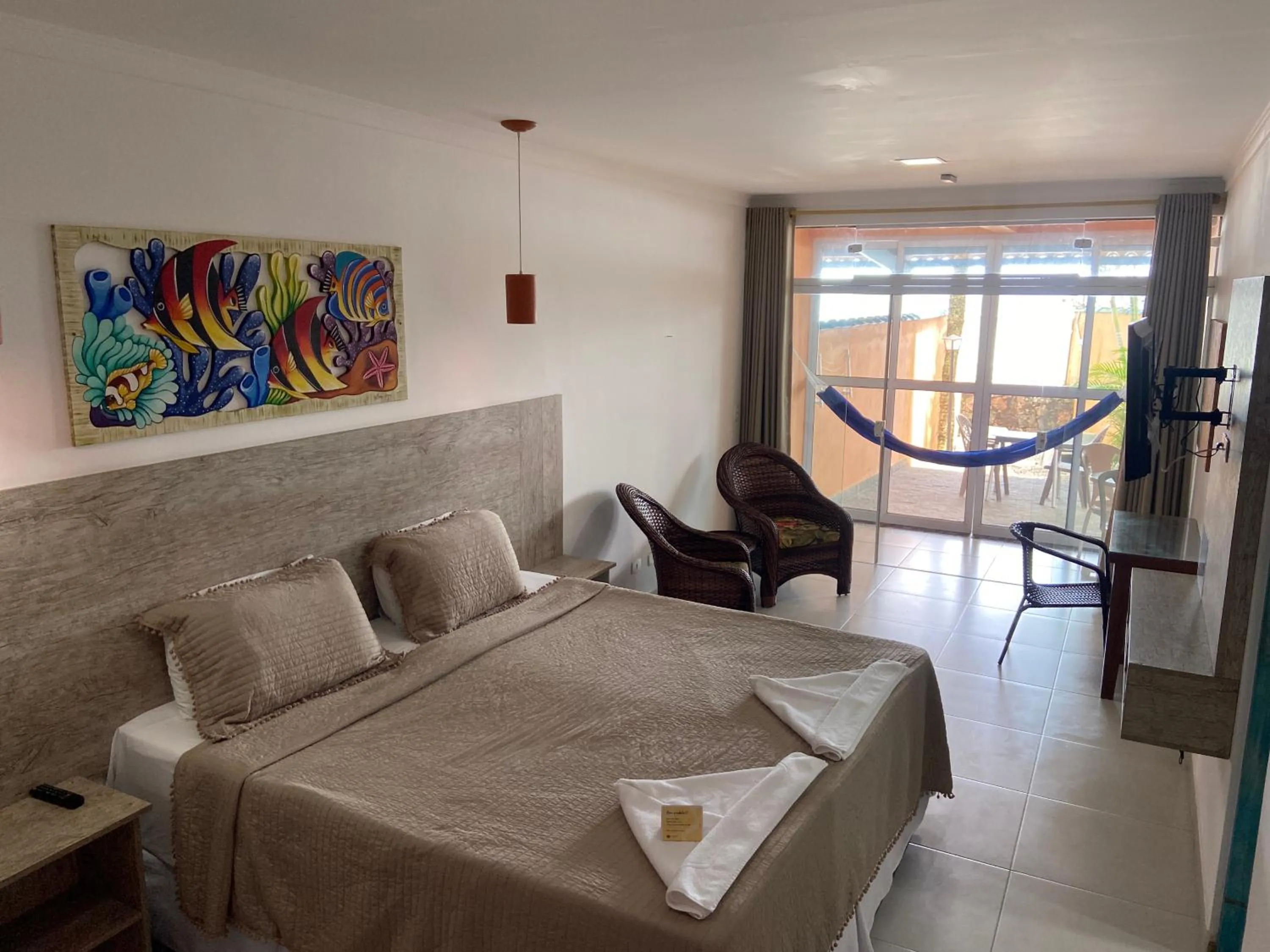 Living room in Kaliman Pousada