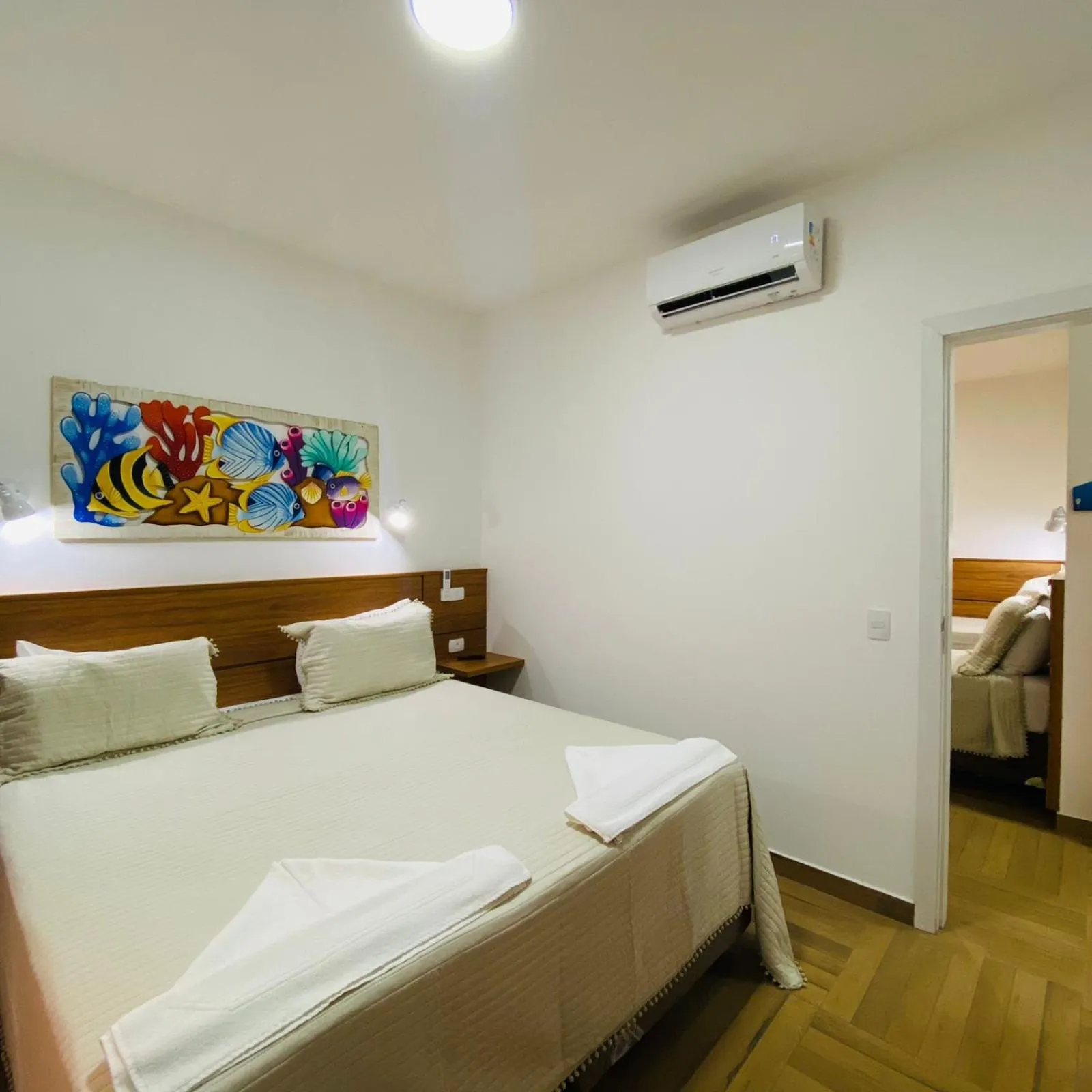 Bed in Kaliman Pousada