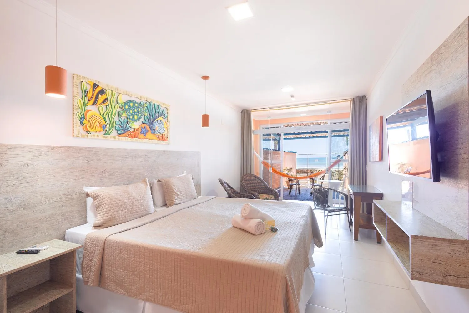 Bed in Kaliman Pousada