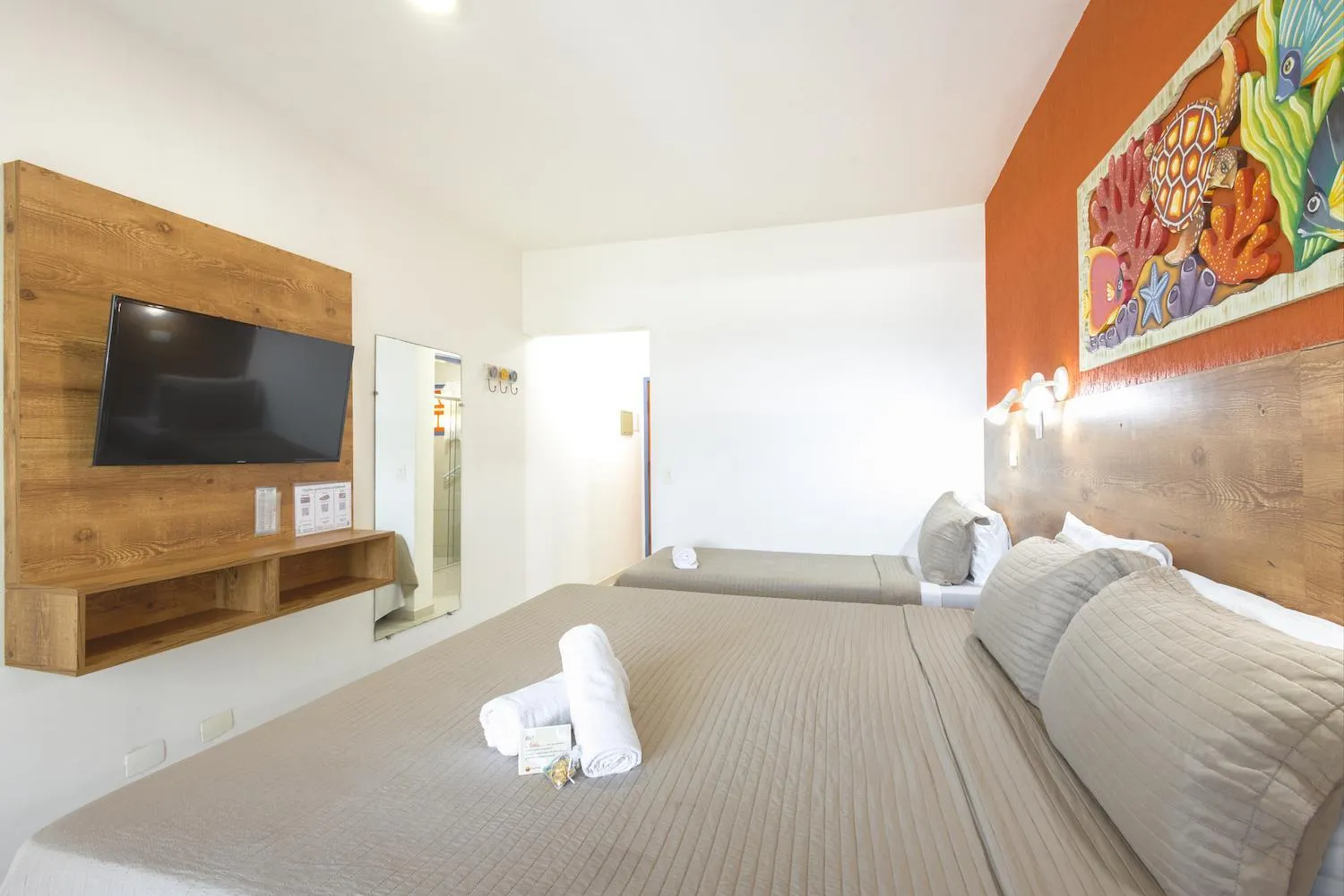 Bed in Kaliman Pousada