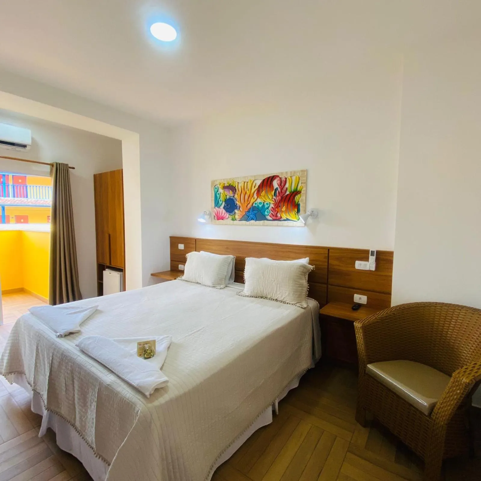 Bed in Kaliman Pousada