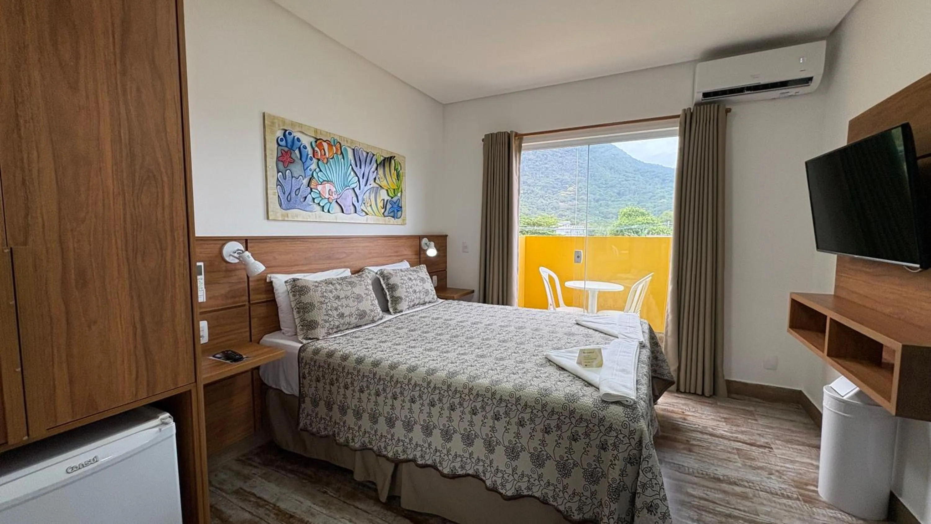 Bed in Kaliman Pousada