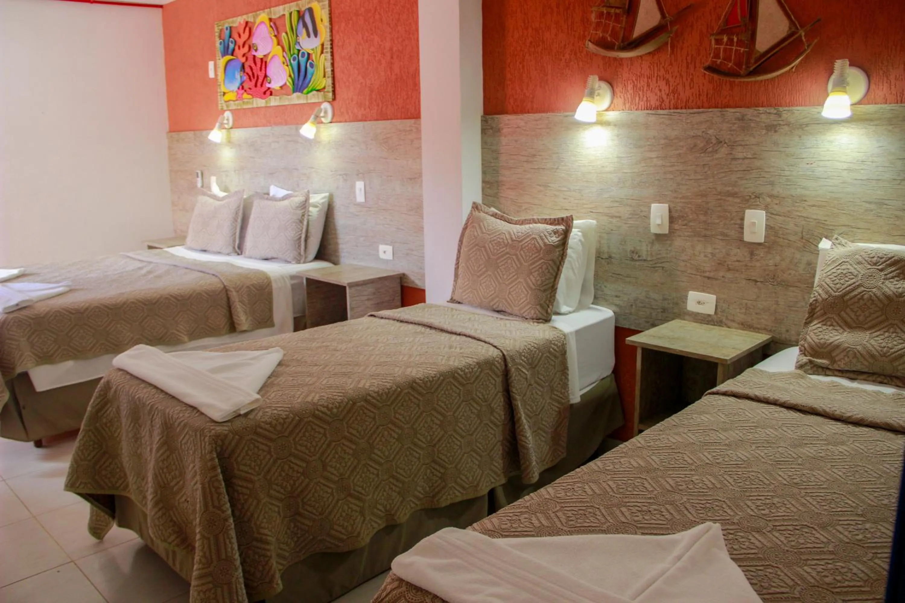 Bed in Kaliman Pousada