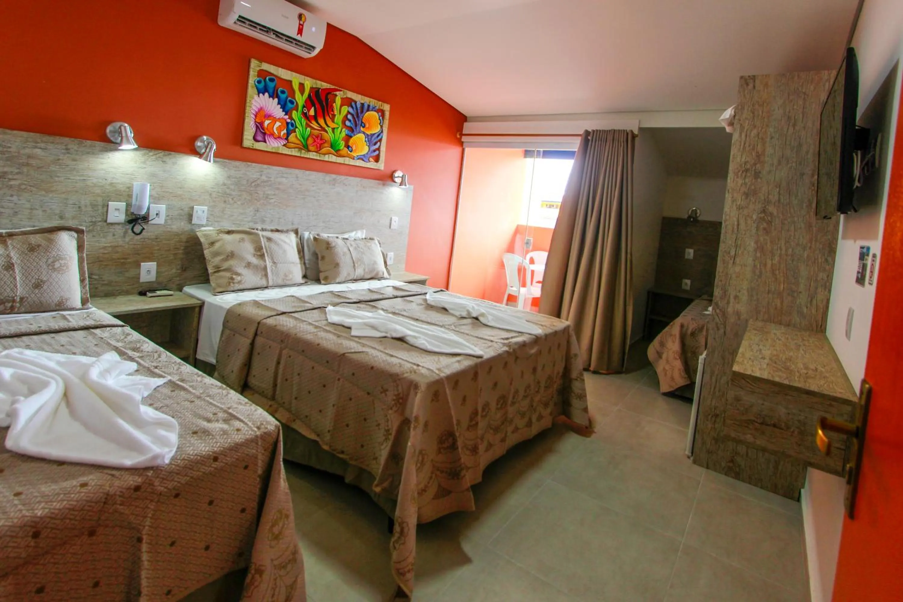 Bed in Kaliman Pousada