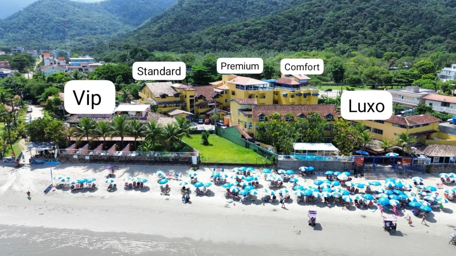 Bird's eye view in Kaliman Pousada