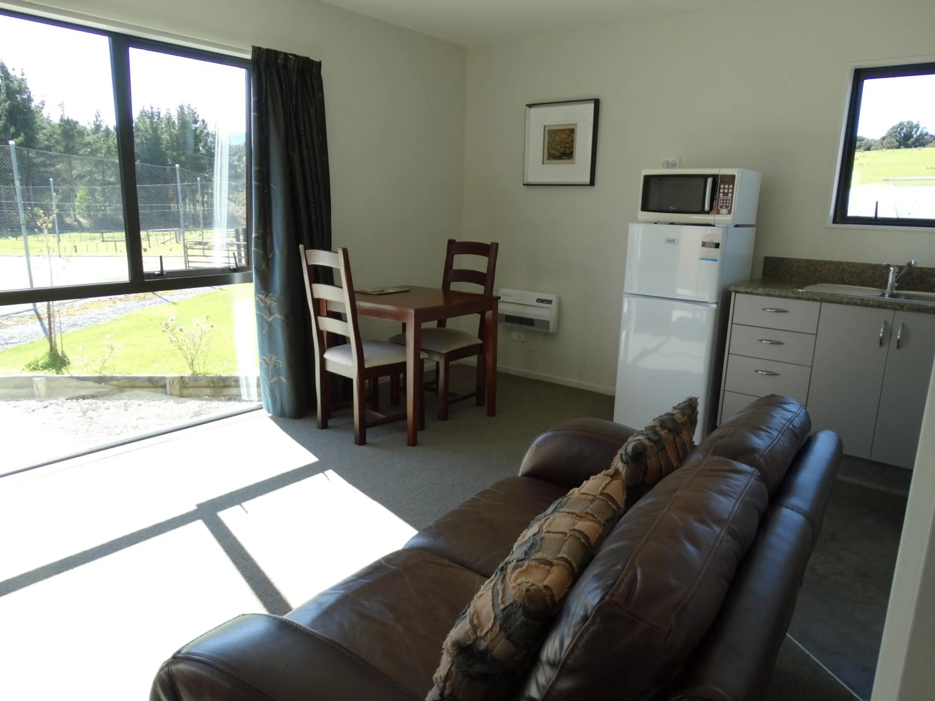 Seating area in Oak Lodge