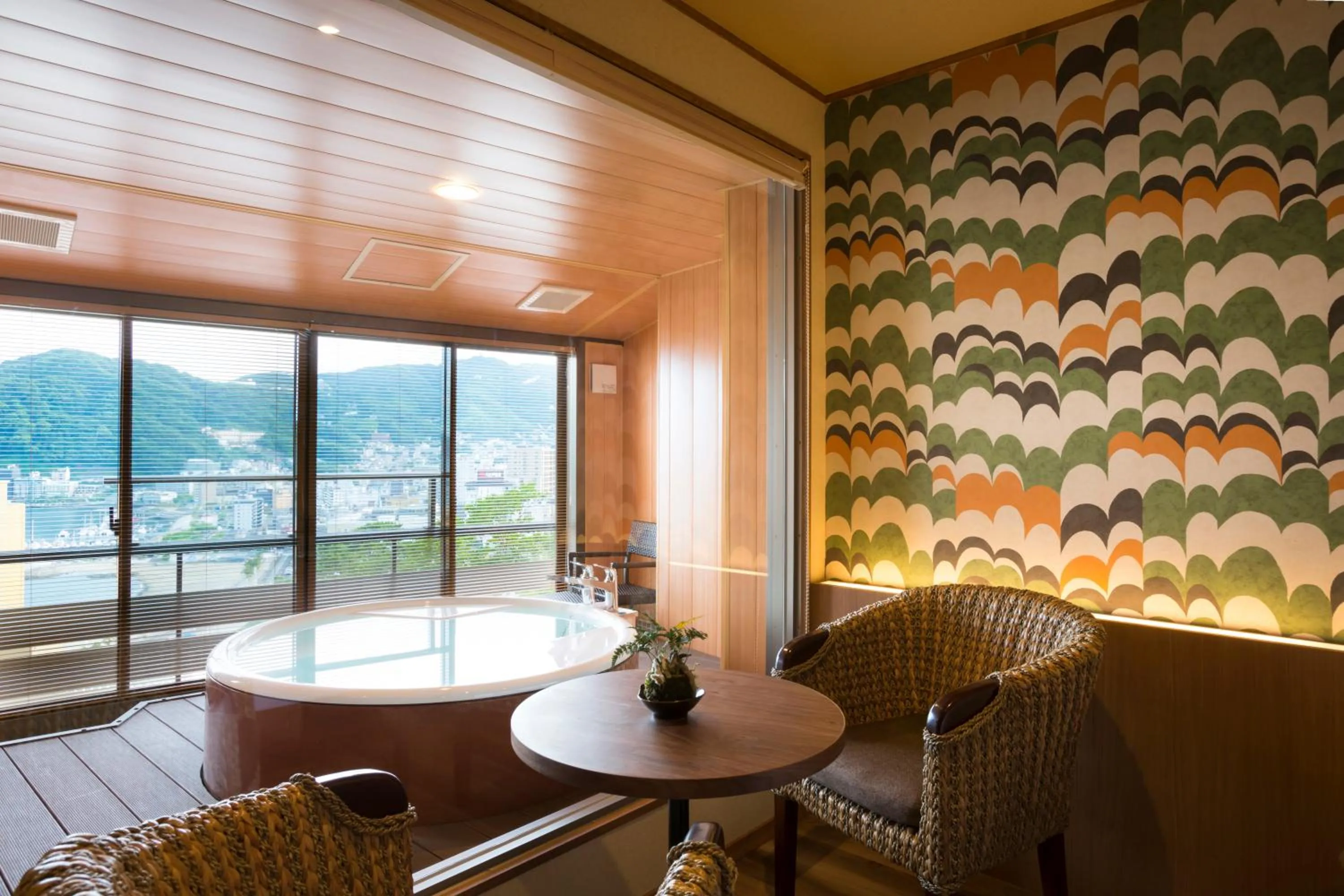 Hot Spring Bath in Yuyado Ichibanchi