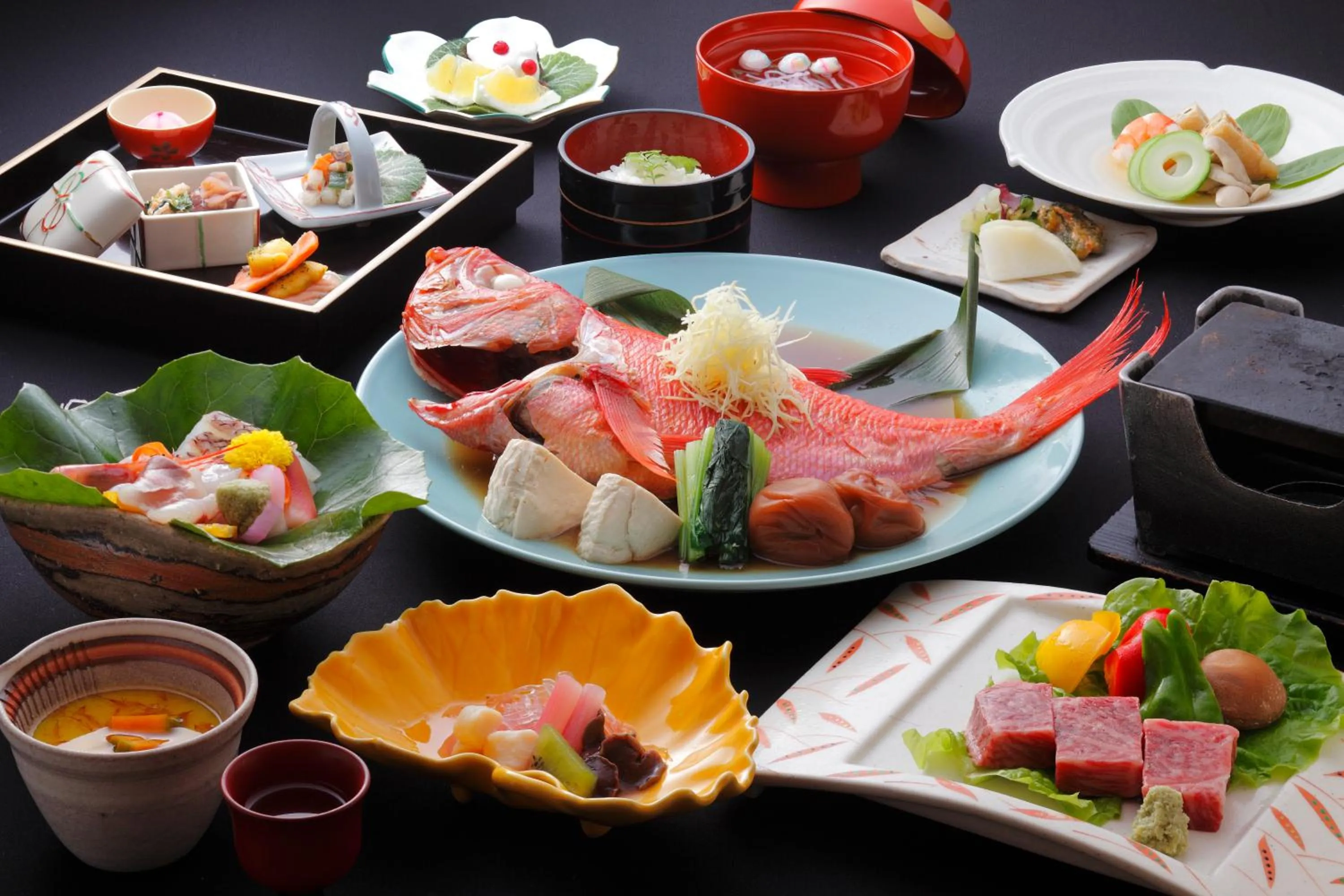 Dinner in Yuyado Ichibanchi