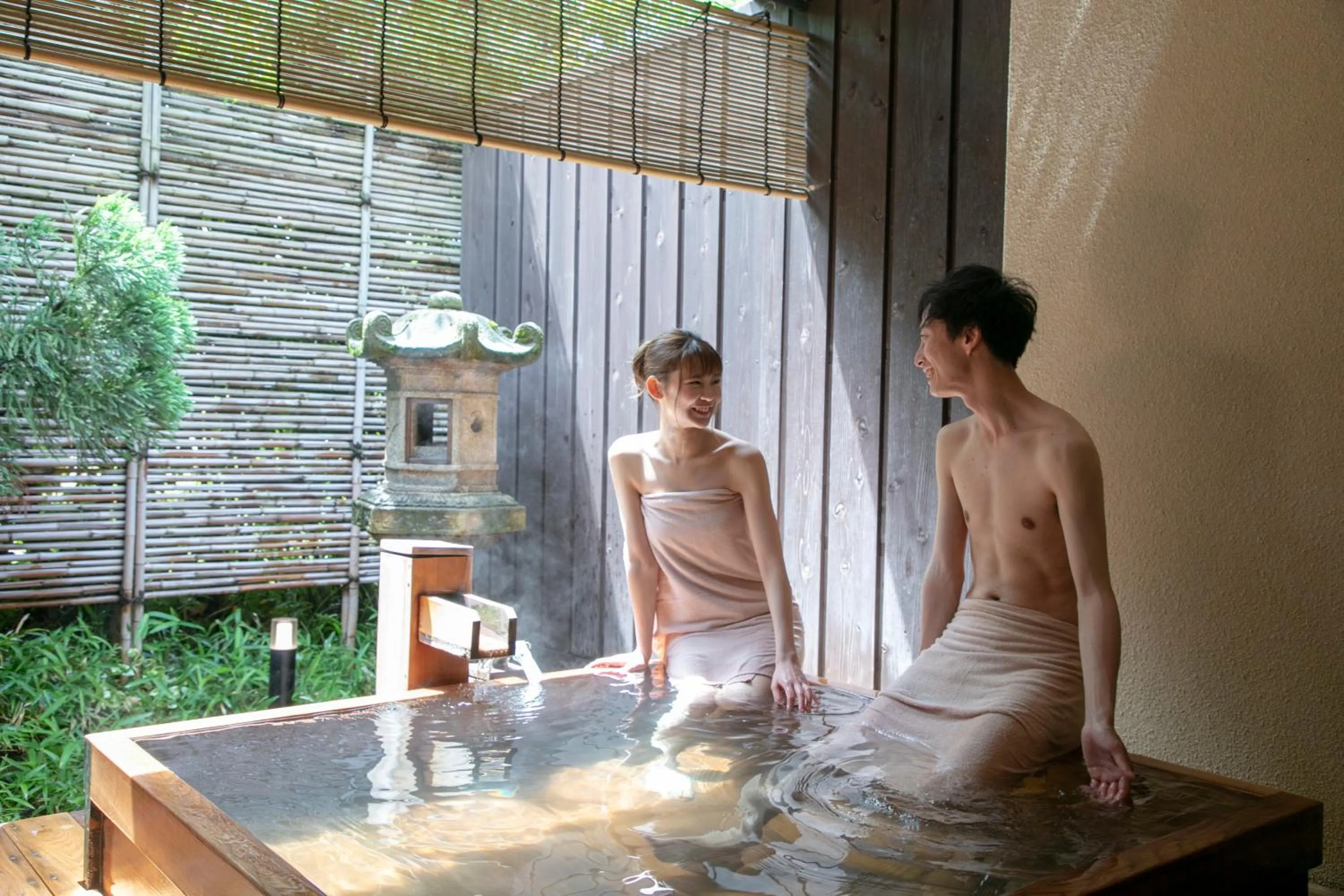 Hot Spring Bath in Yuyado Ichibanchi