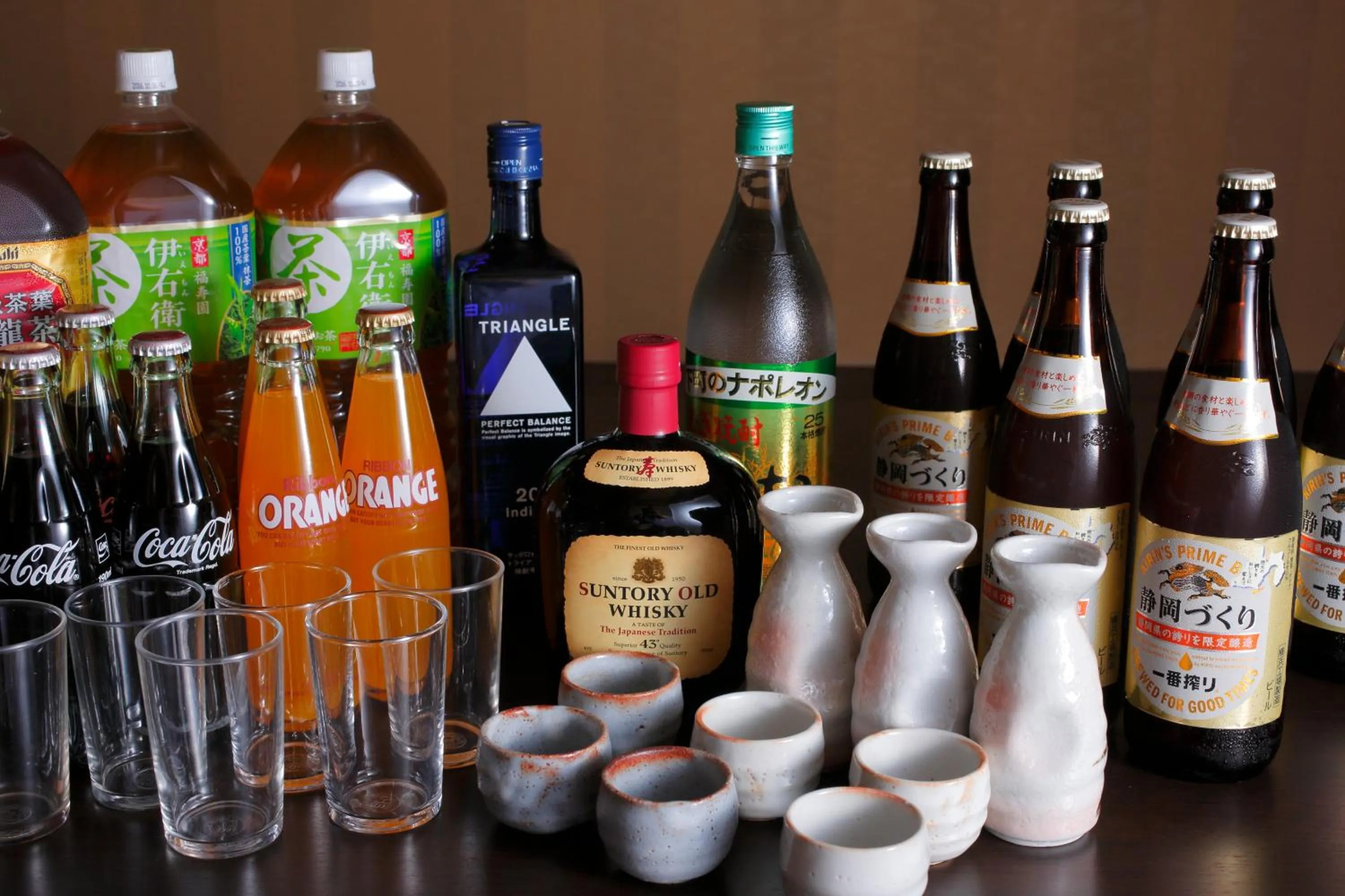 Drinks in Yuyado Ichibanchi