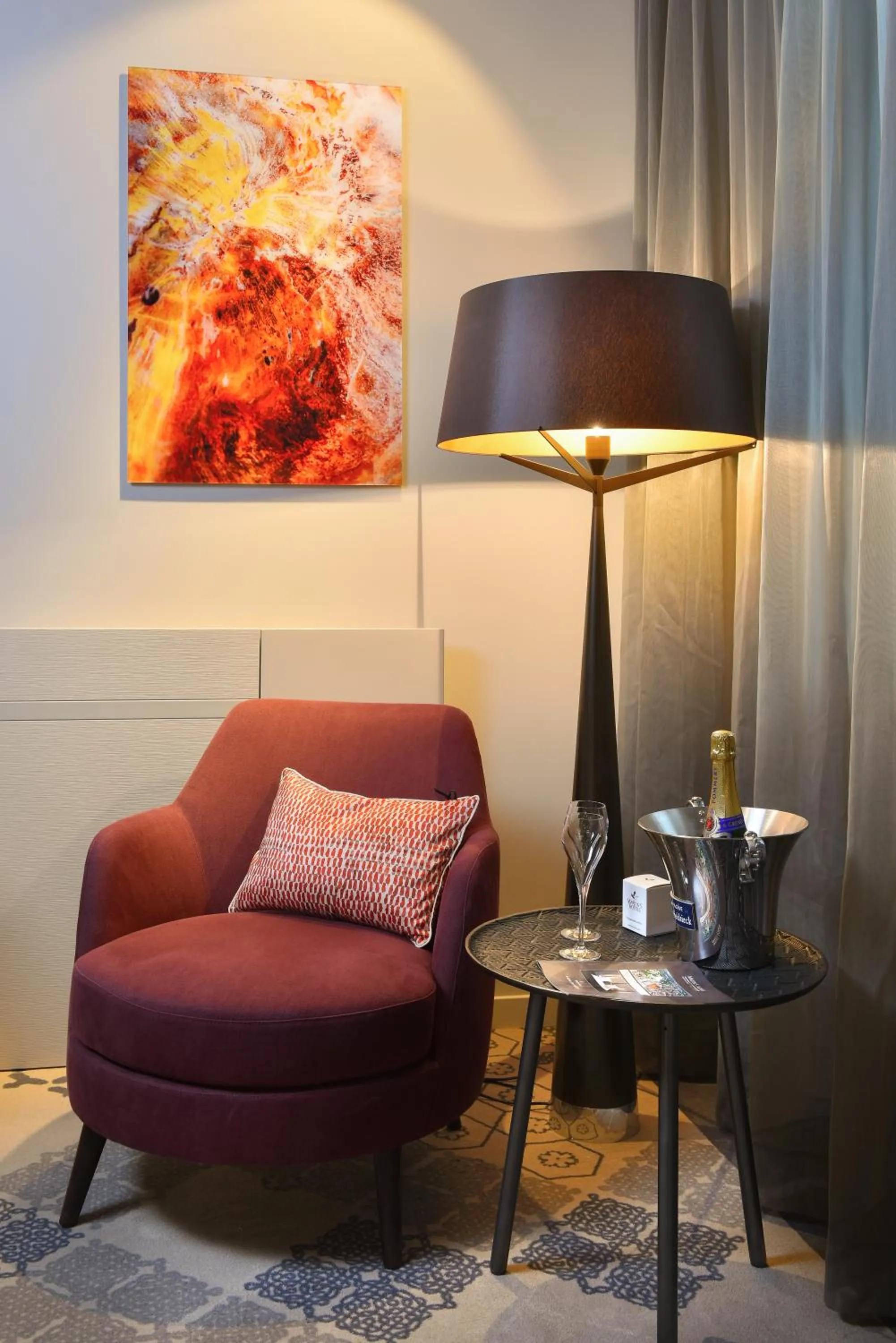 Seating area in Martin's Louvain-la-Neuve