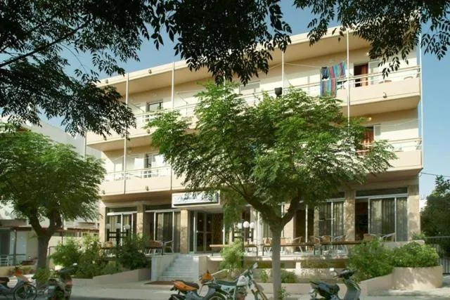 Facade/entrance in Theonia Hotel