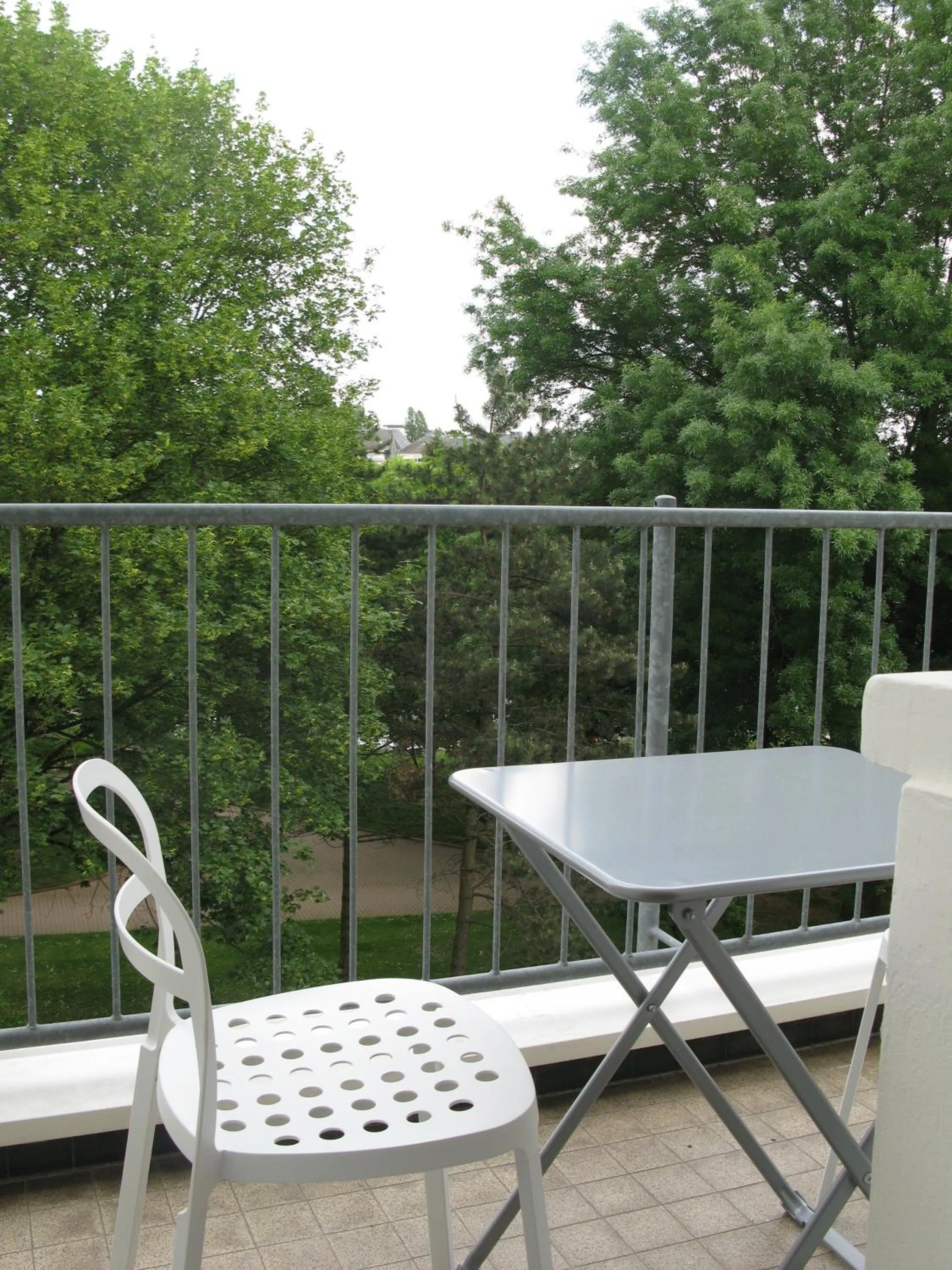 Balcony/Terrace in Key Inn Appart Hotel Parc de Merl