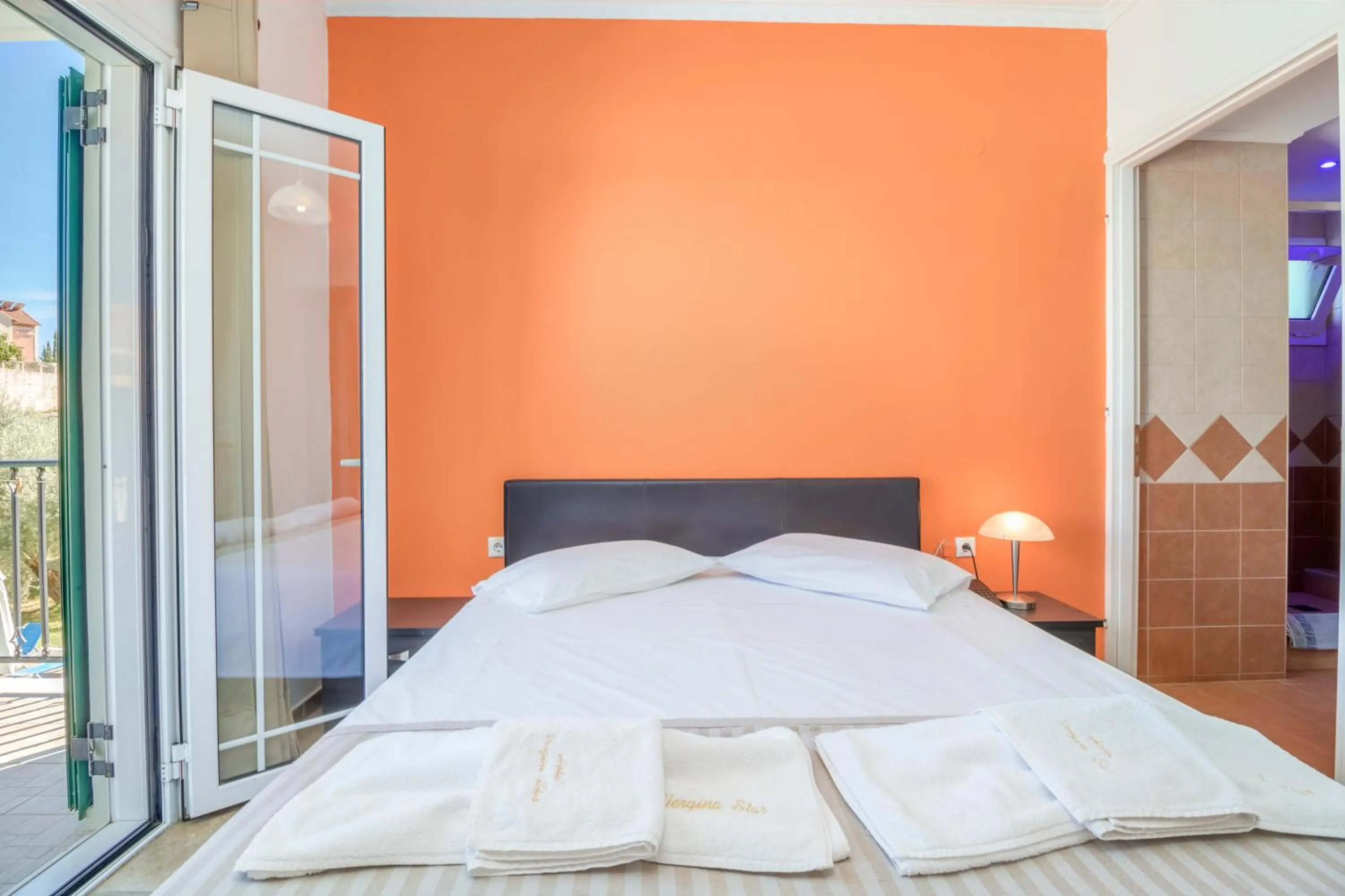 Bedroom, Bed in Vergina Star Hotel