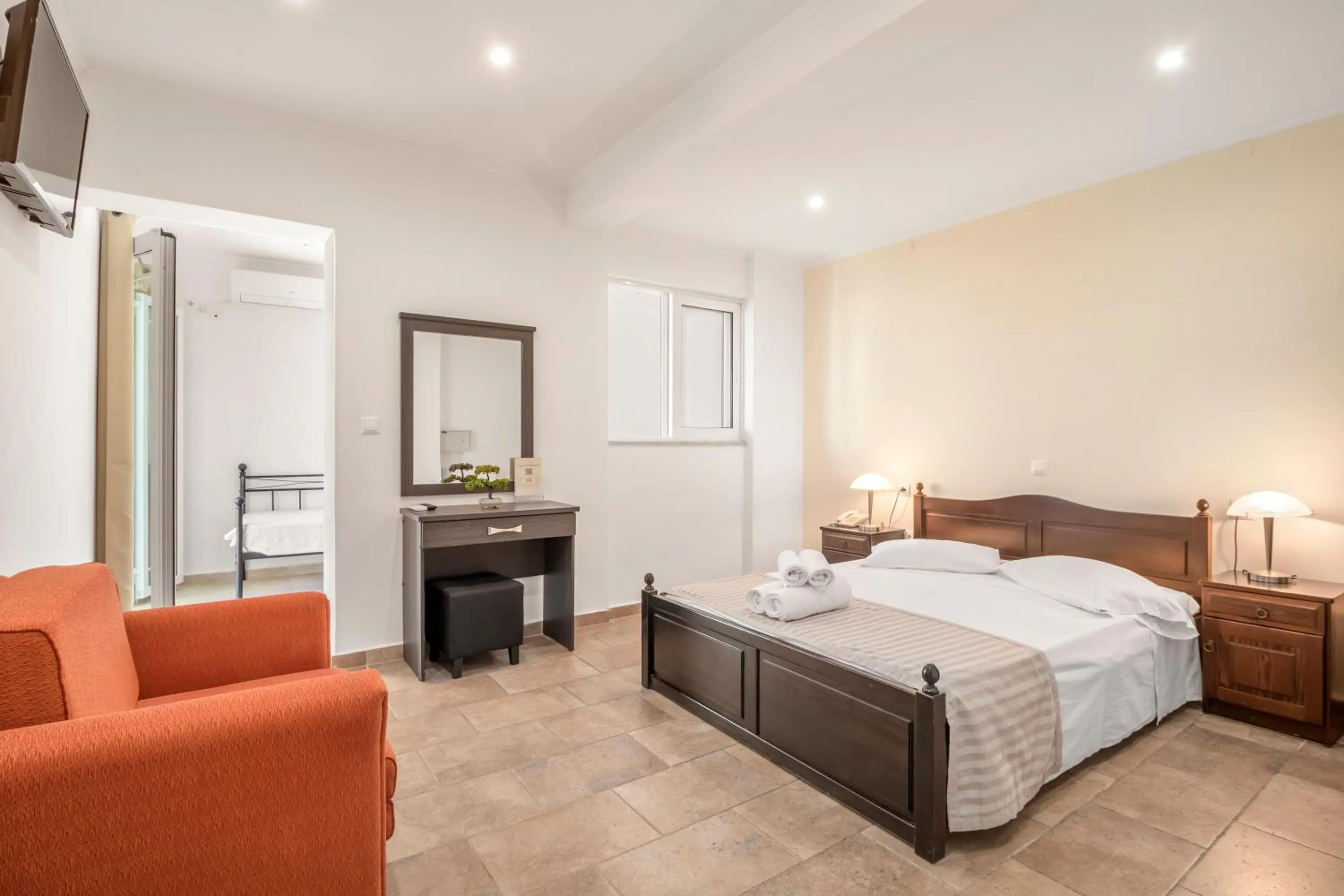 Bedroom, Bed in Vergina Star Hotel