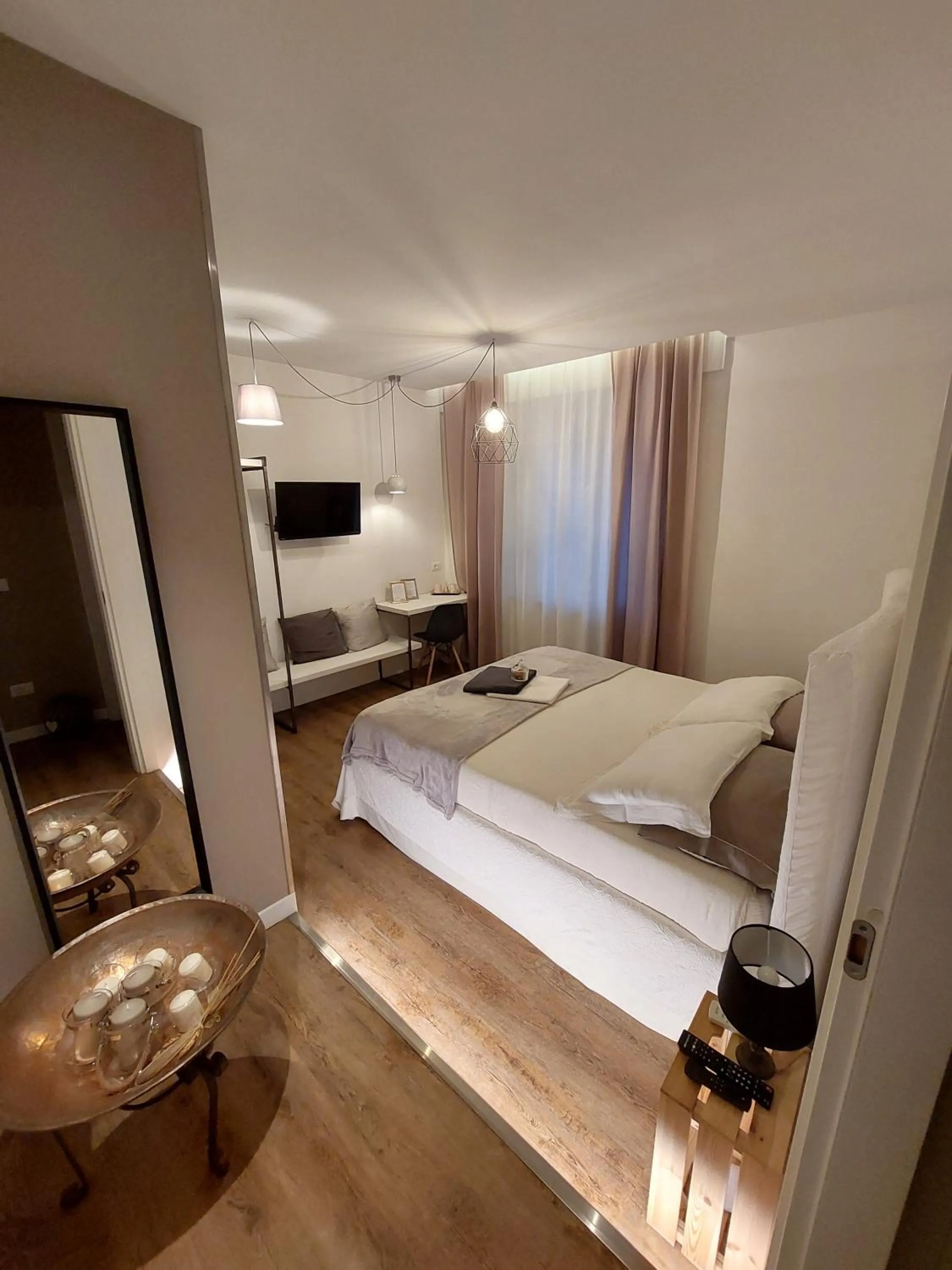 Bed in St. Peter's Luxury Rooms