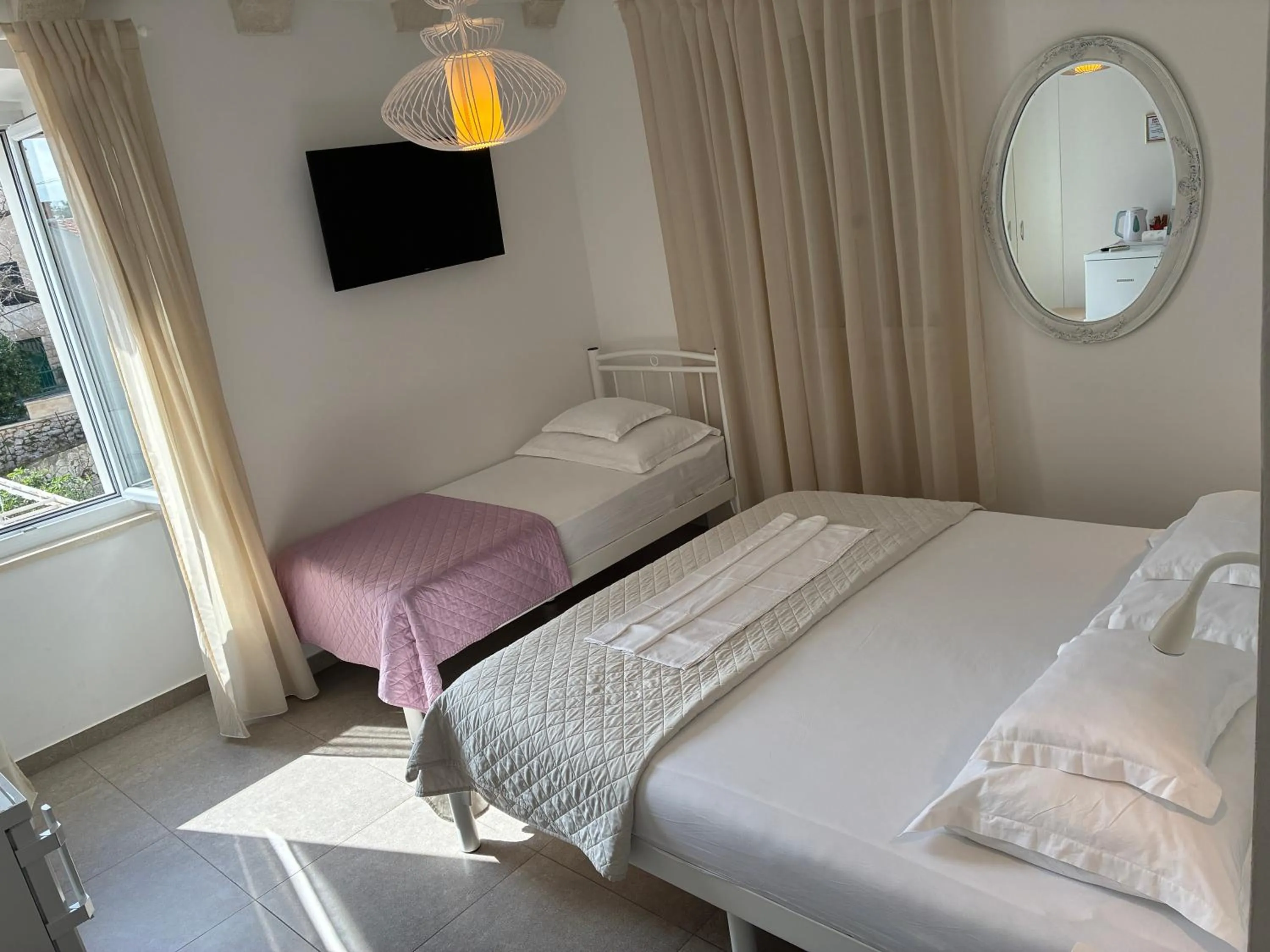 Bedroom, Bed in guesthouse Libertas