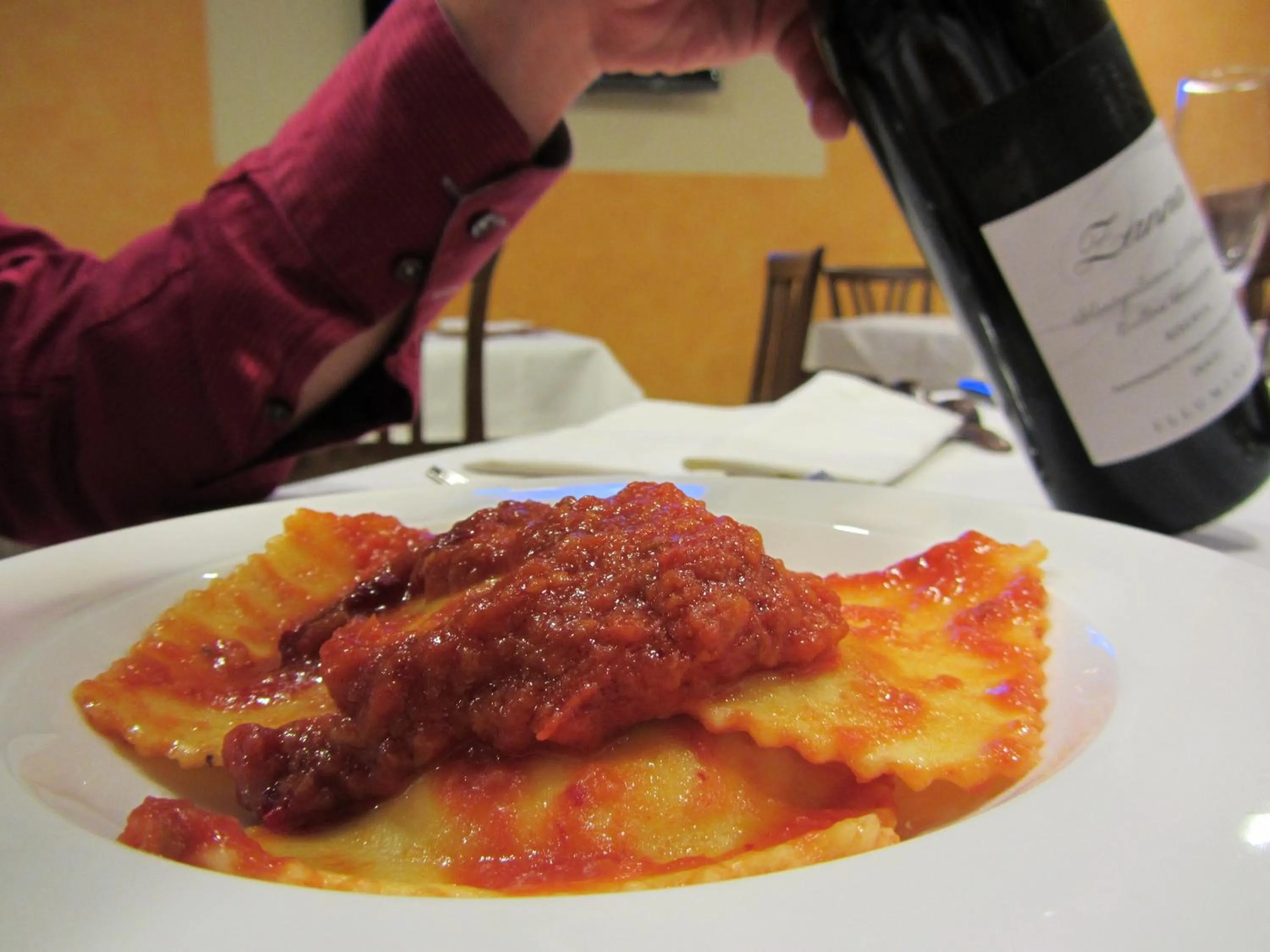 Food and drinks in Locanda Del Parco Hotel