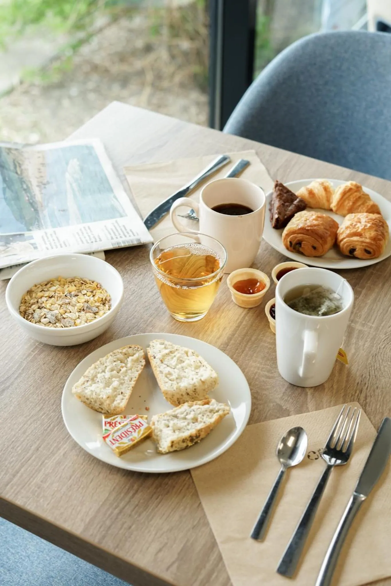 Breakfast in All Suites Appart Hôtel - Dunkerque Centre