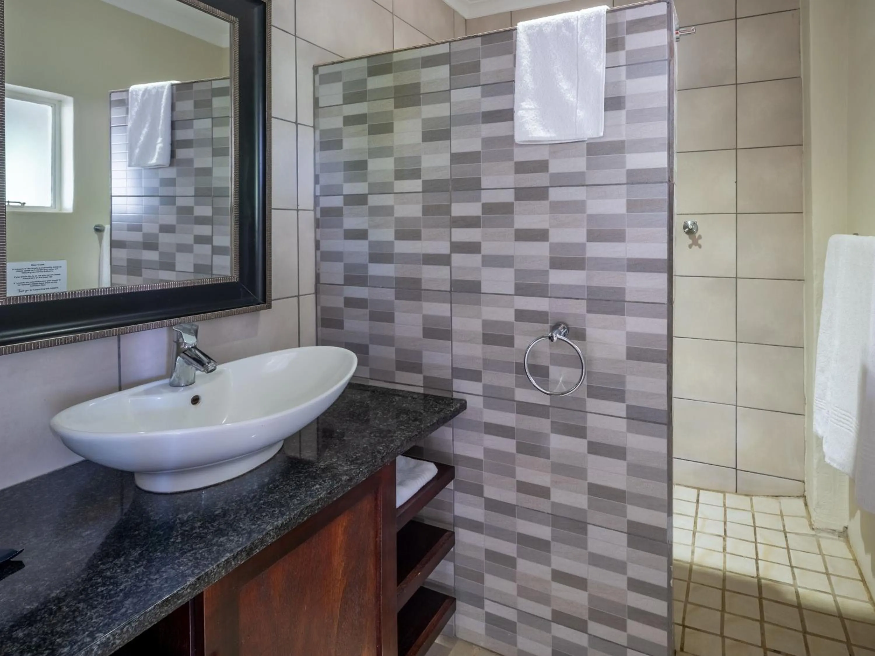 Shower in ANEW Resort White River Mbombela