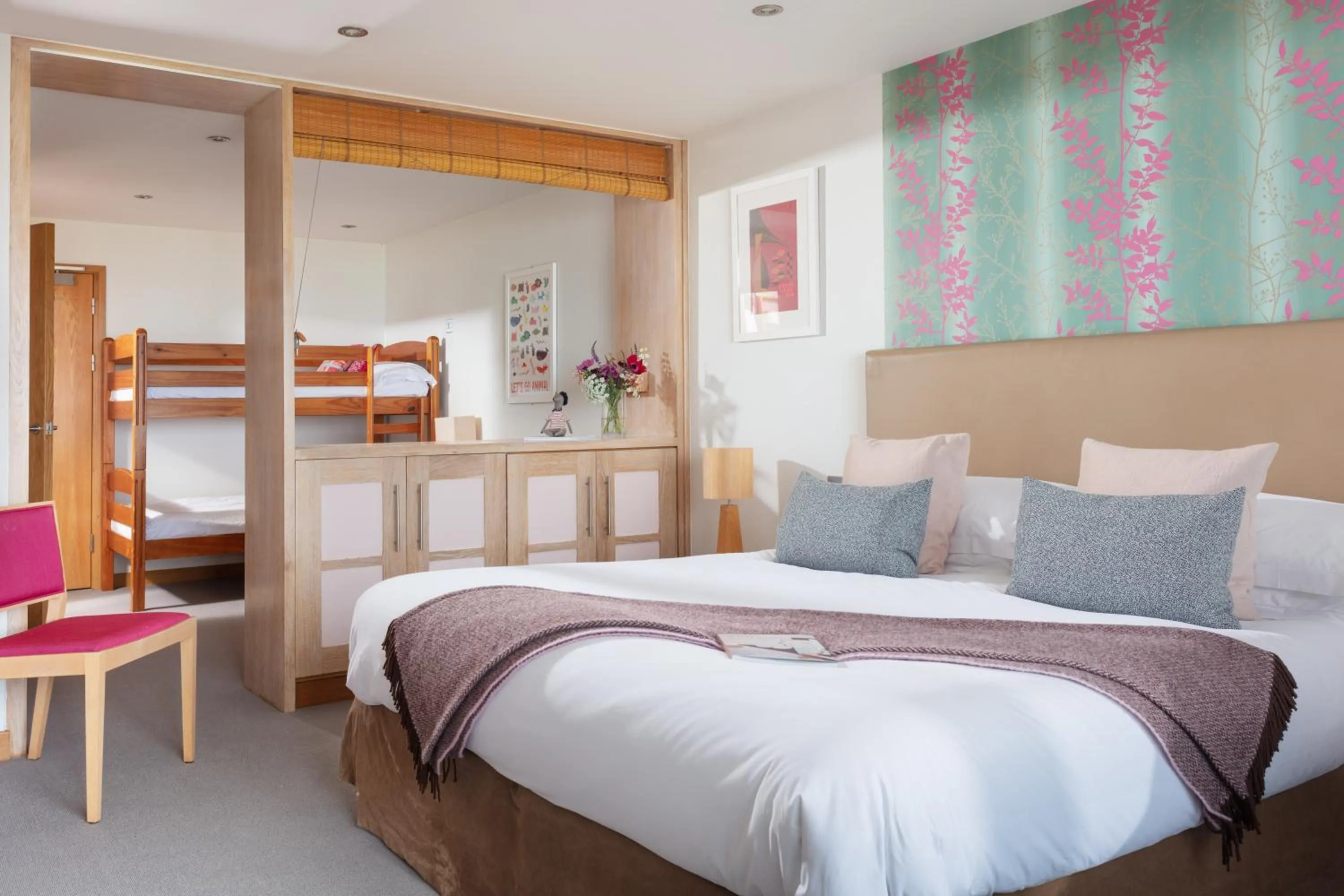 Bed in Bedruthan Hotel & Spa