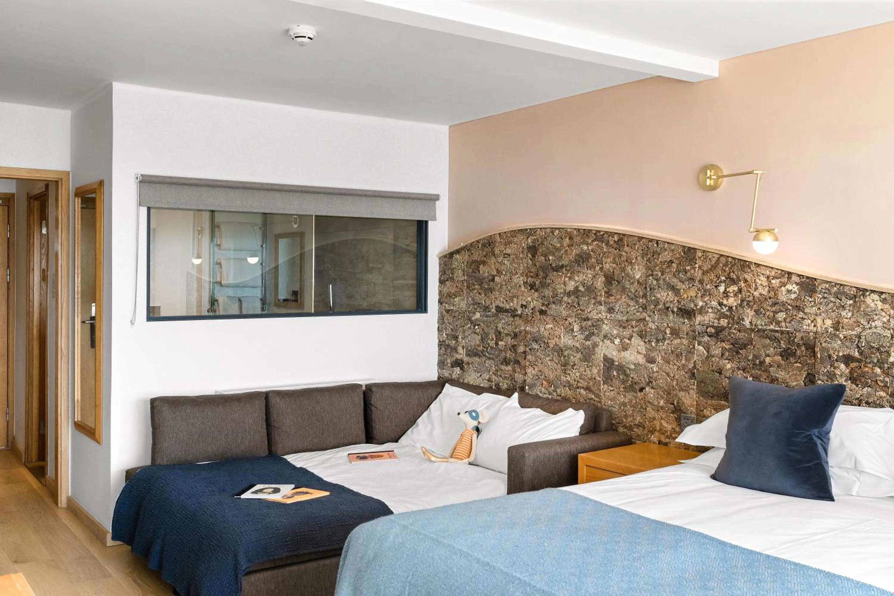 Bed in Bedruthan Hotel & Spa