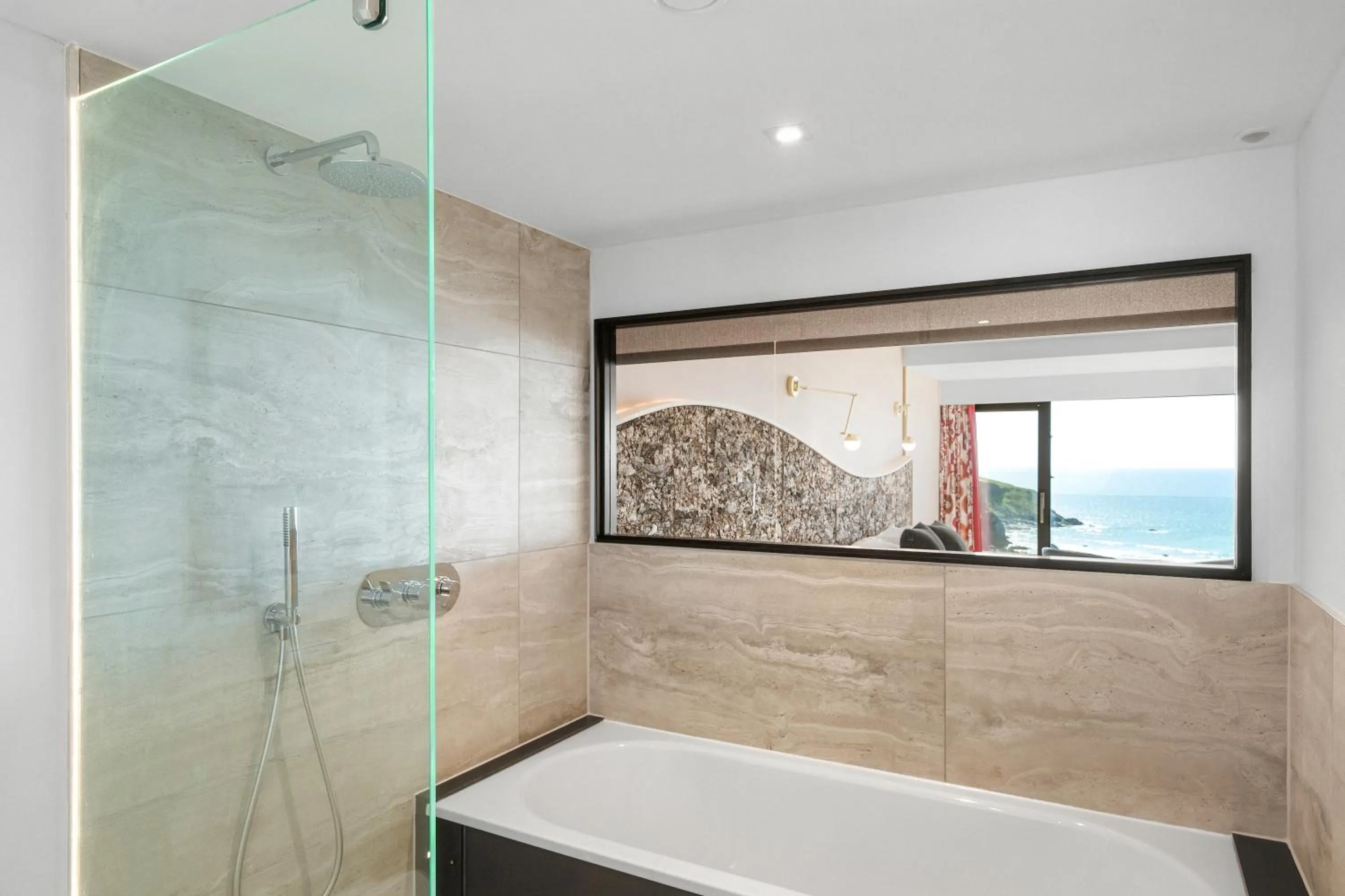 Shower in Bedruthan Hotel & Spa