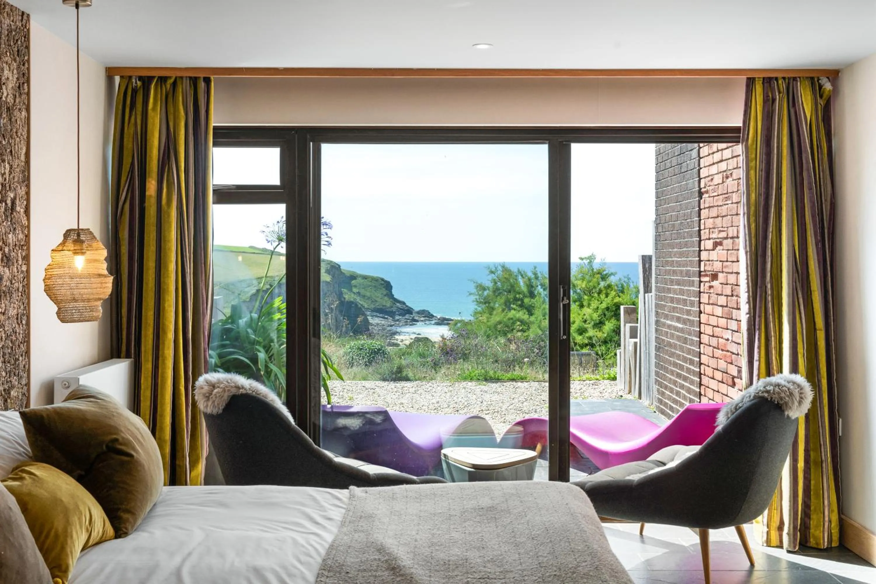 Bed in Bedruthan Hotel & Spa